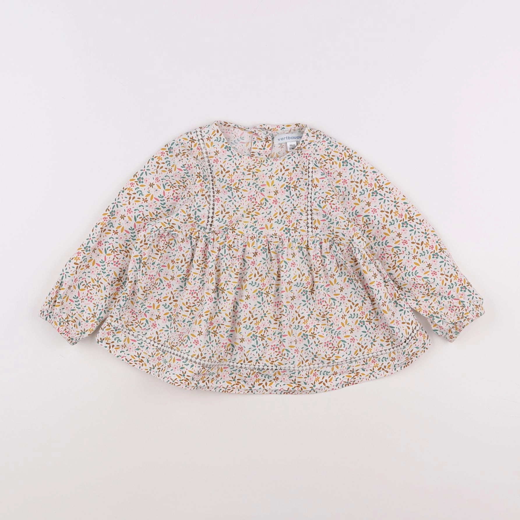Vertbaudet - blouse multicolore - 2 ans