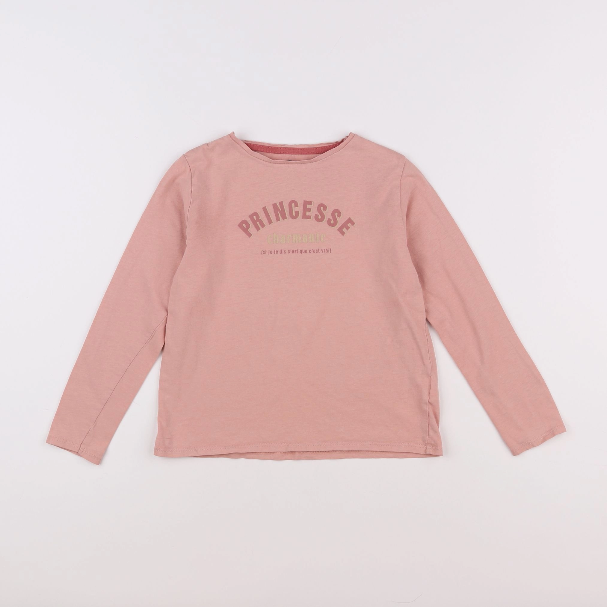 Vertbaudet - tee-shirt rose - 8 ans