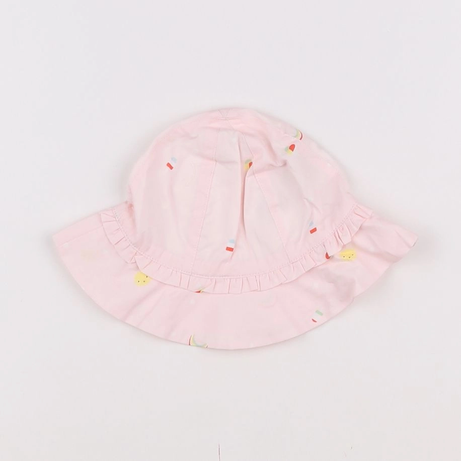 Vertbaudet - chapeau rose - 6 mois