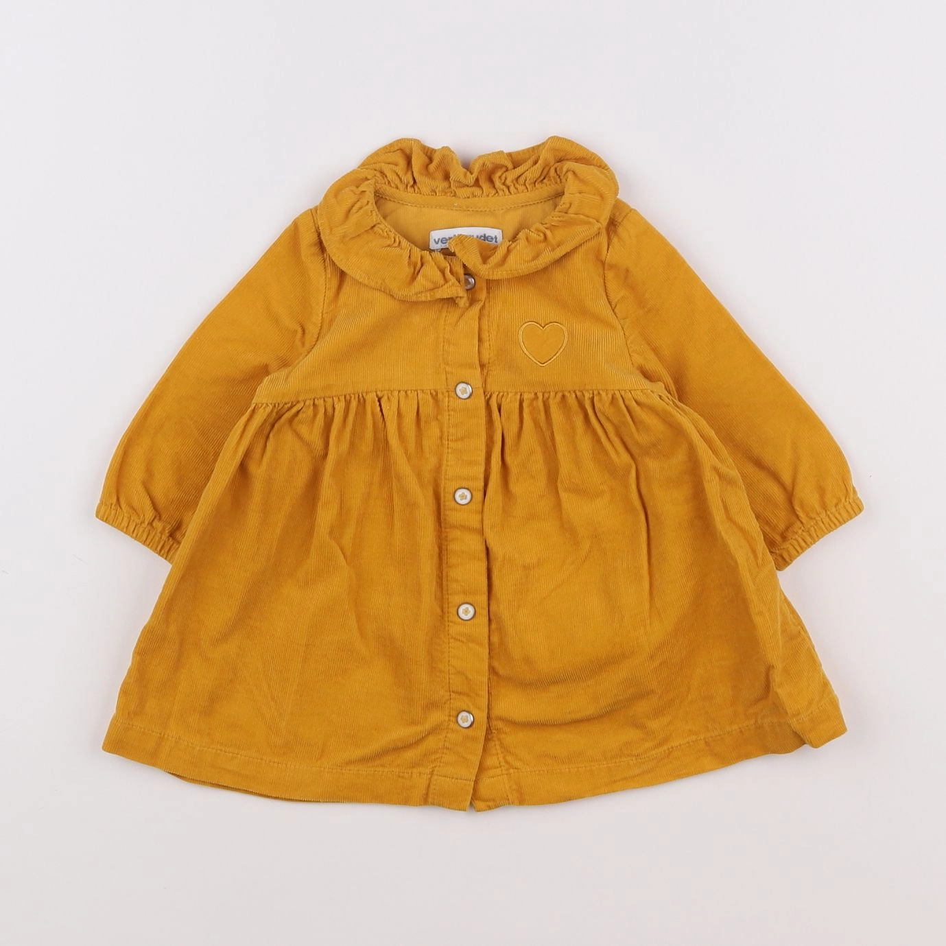 Vertbaudet - robe jaune - 3 mois