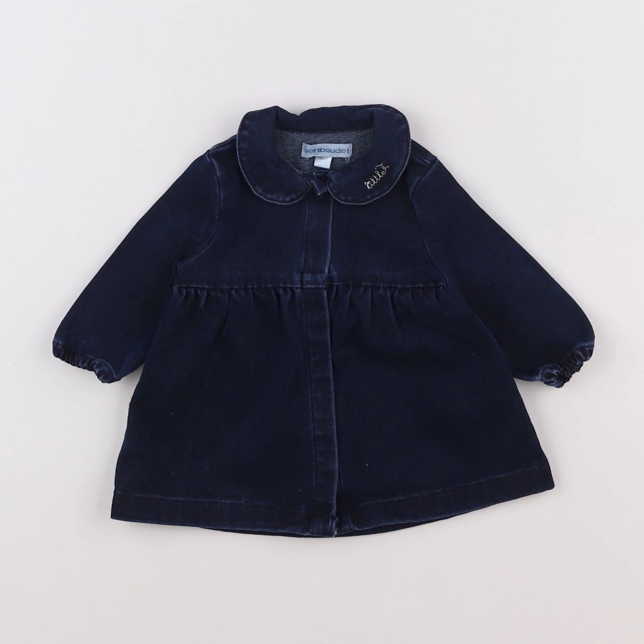 Vertbaudet - robe bleu - 3 mois