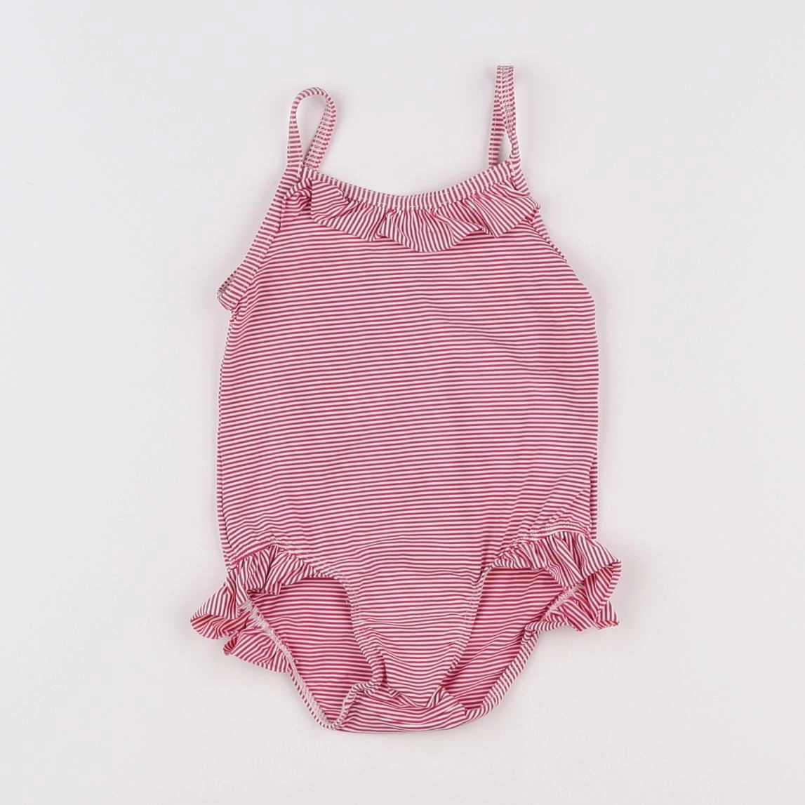 Petit Bateau - maillot de bain blanc, rose - 12 mois