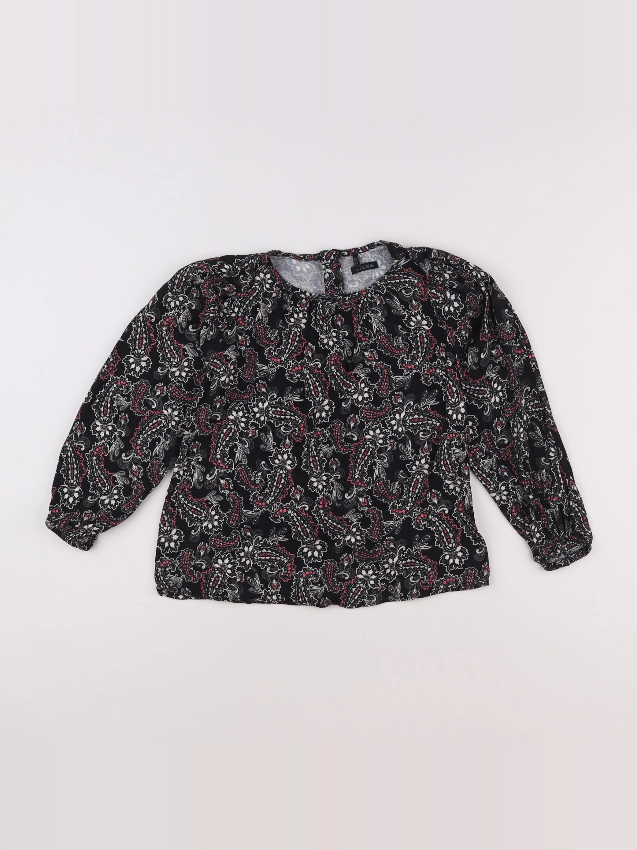 IKKS - blouse noir - 6 ans