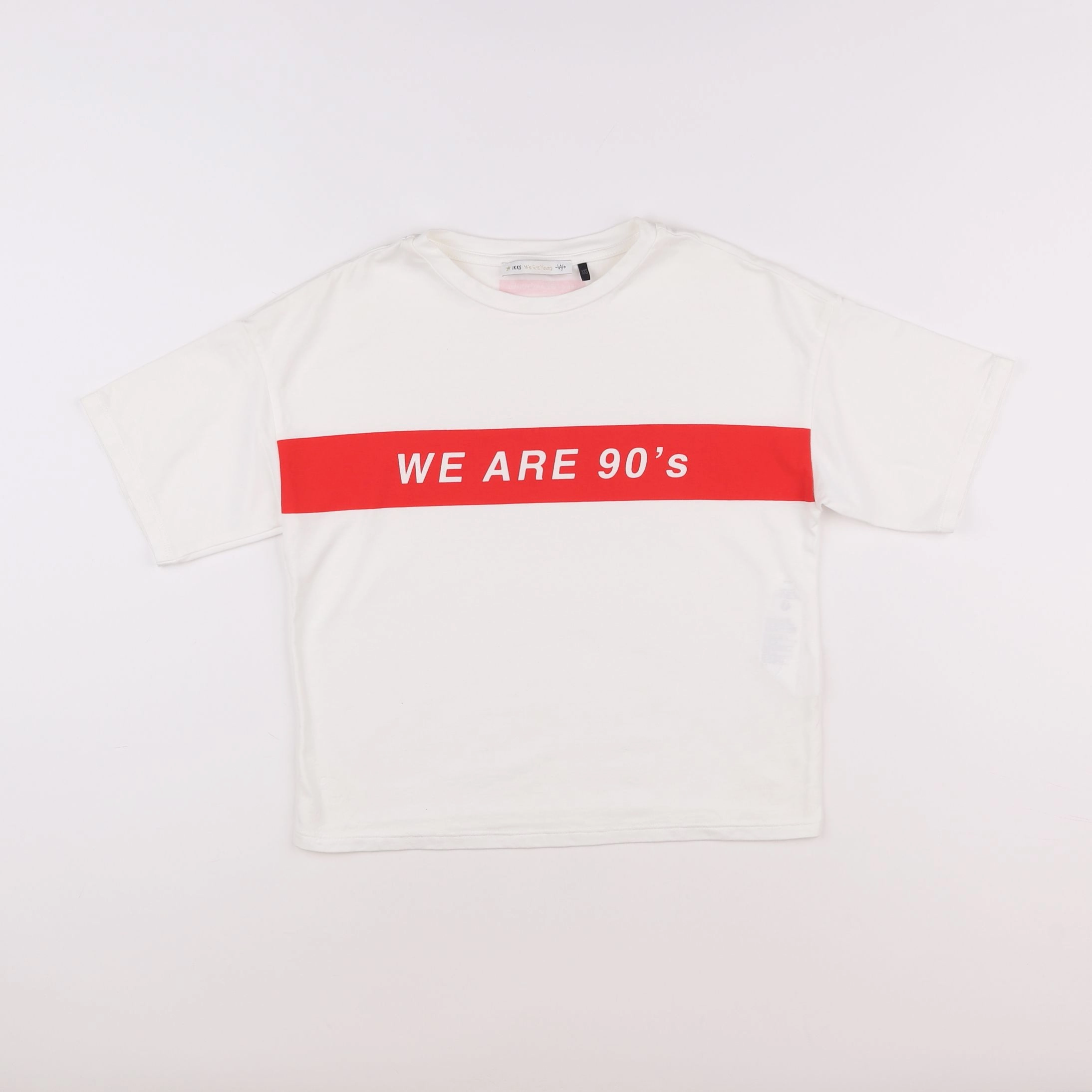 IKKS - tee-shirt blanc - 10 ans