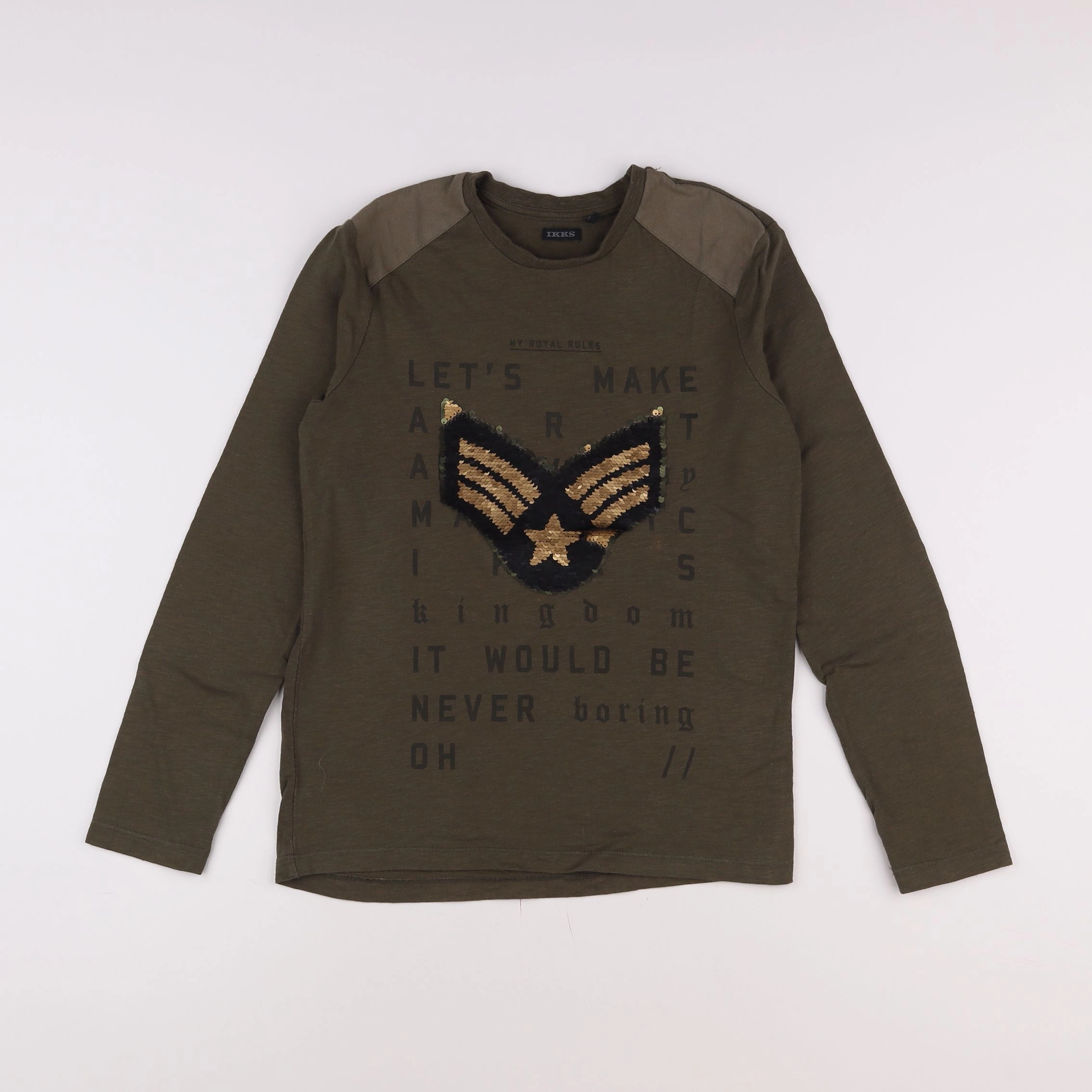 IKKS - tee-shirt vert - 12 ans