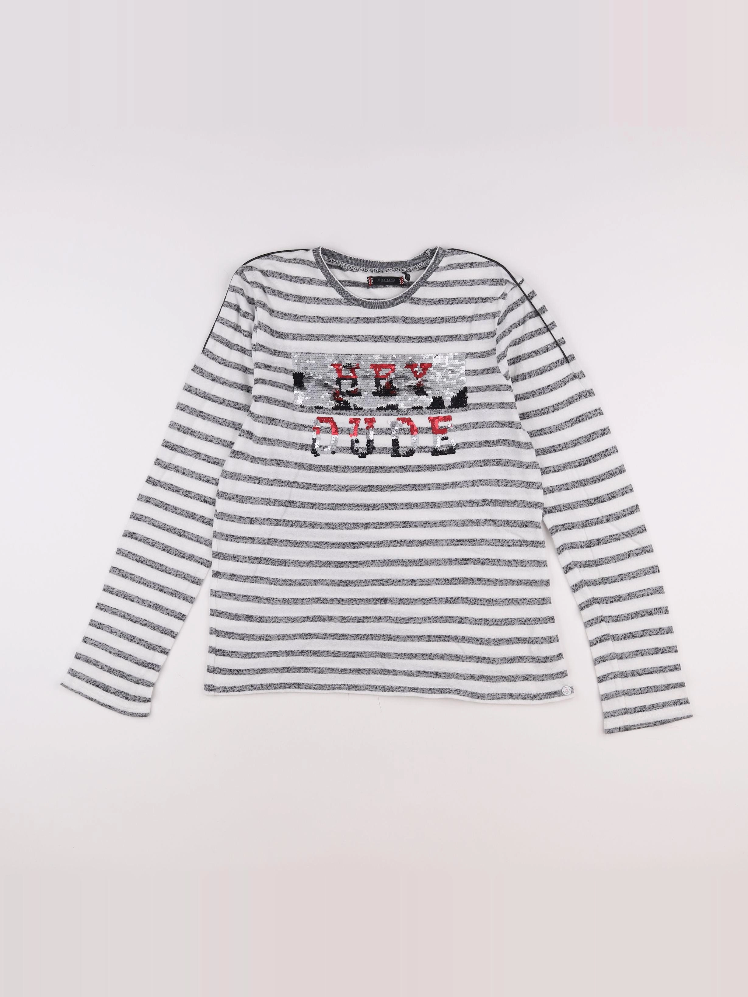 IKKS - tee-shirt noir - 12 ans