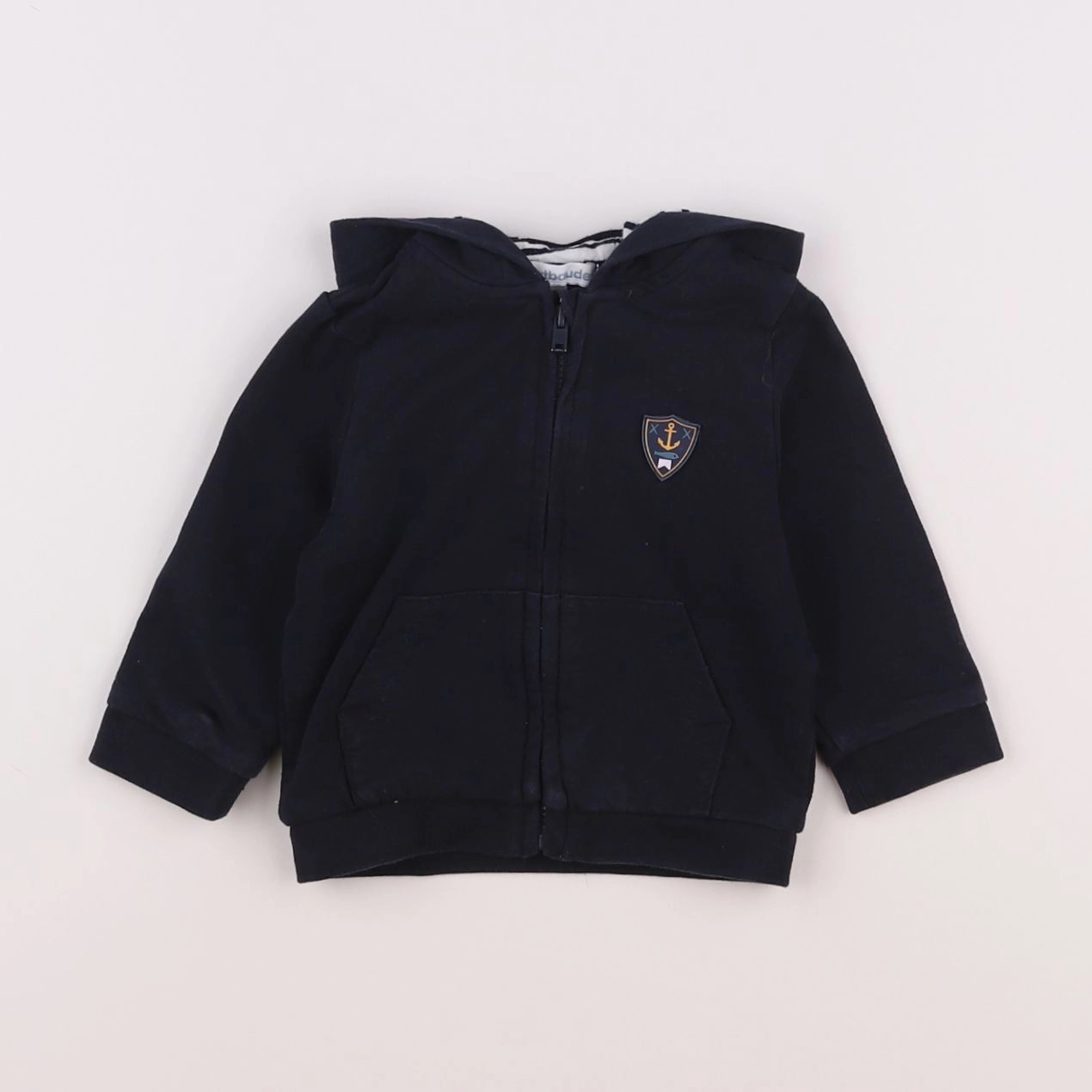 Vertbaudet - sweat bleu - 9 mois