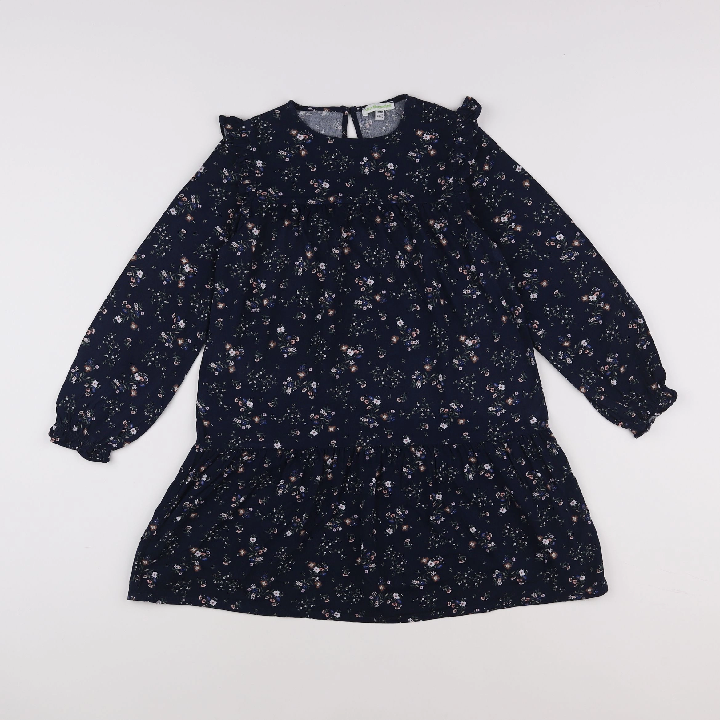 Vertbaudet - robe bleu - 8 ans