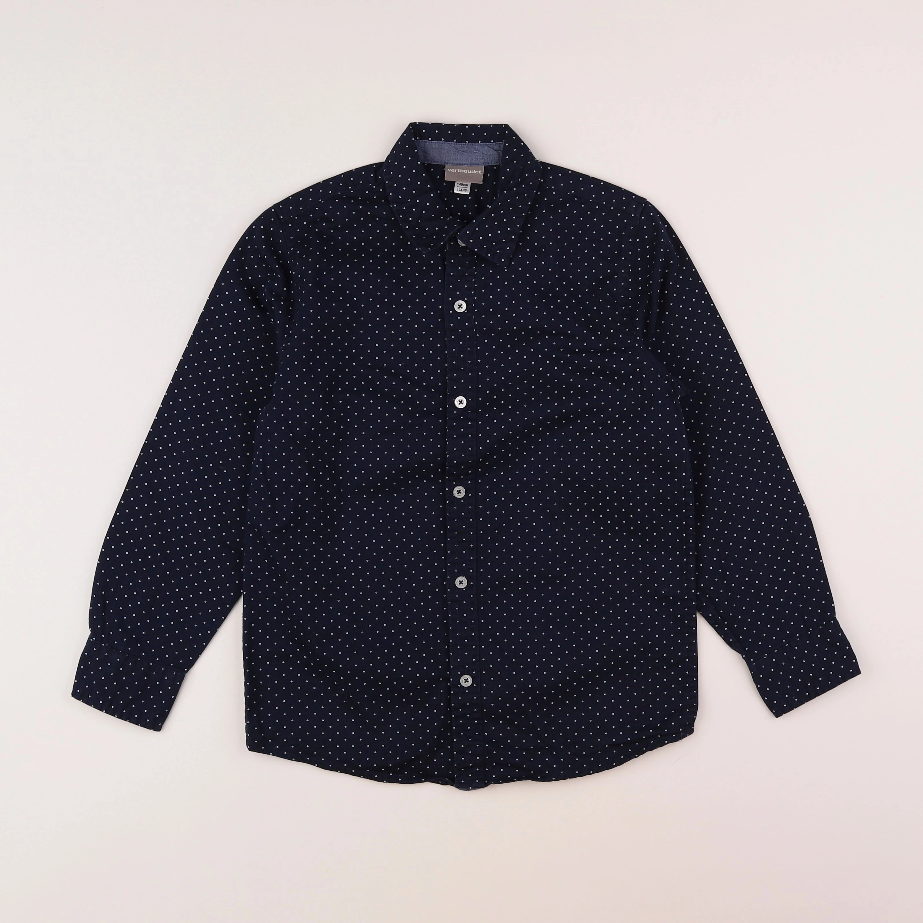 Vertbaudet - chemise bleu - 10 ans