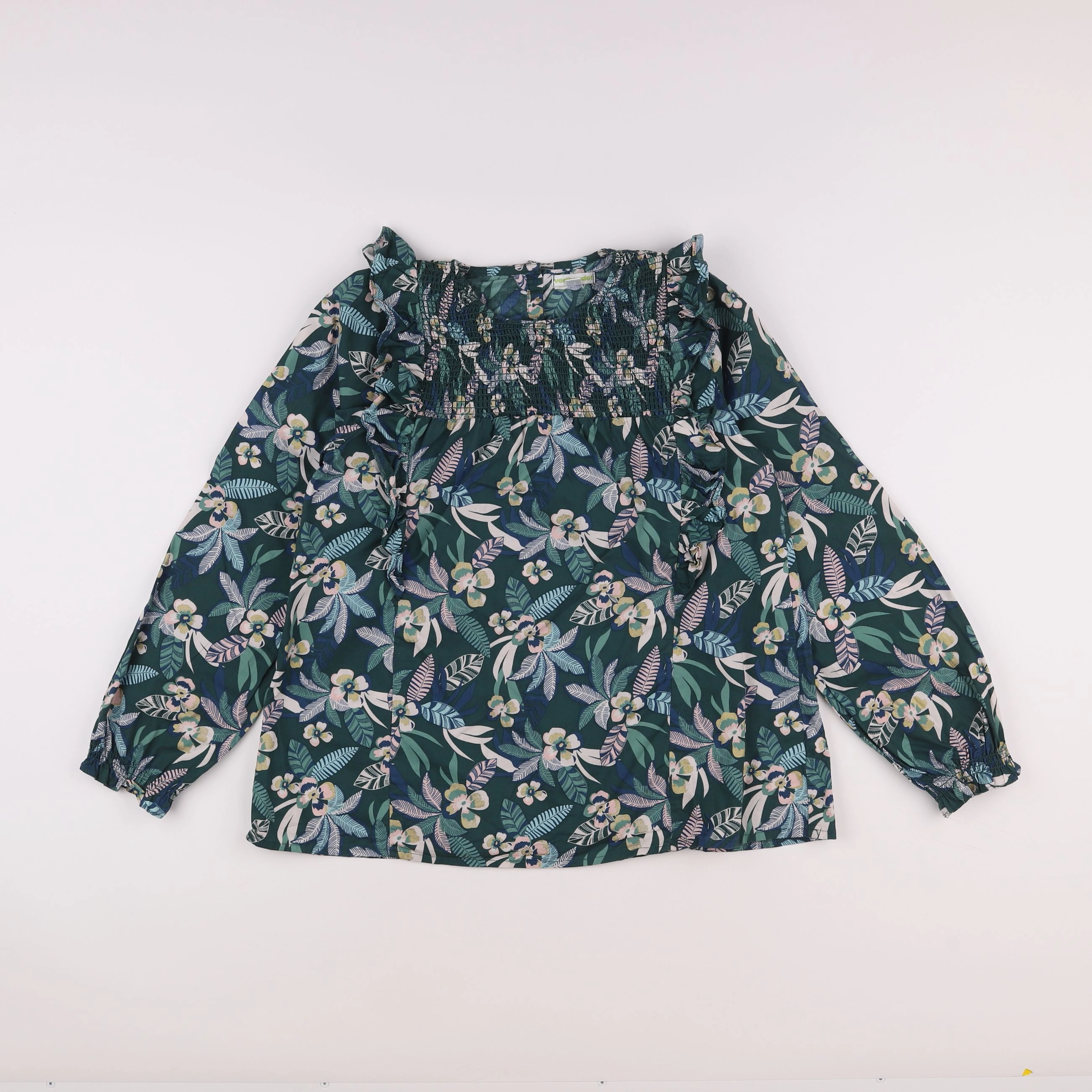 Vertbaudet - blouse vert - 14 ans