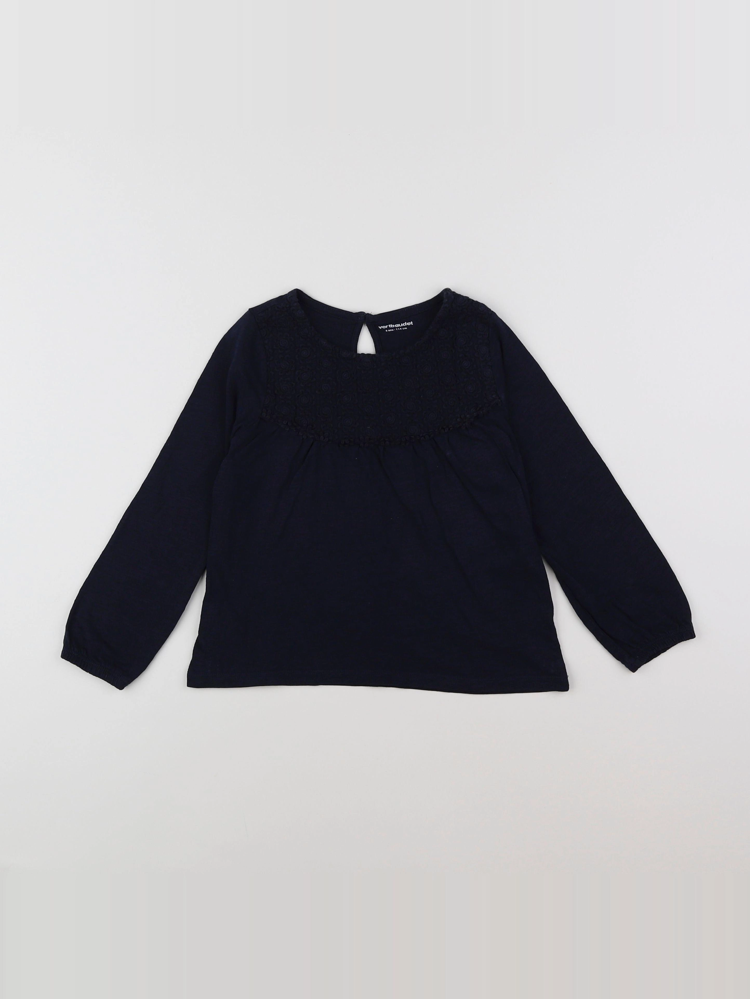 Vertbaudet - tee-shirt bleu - 6 ans