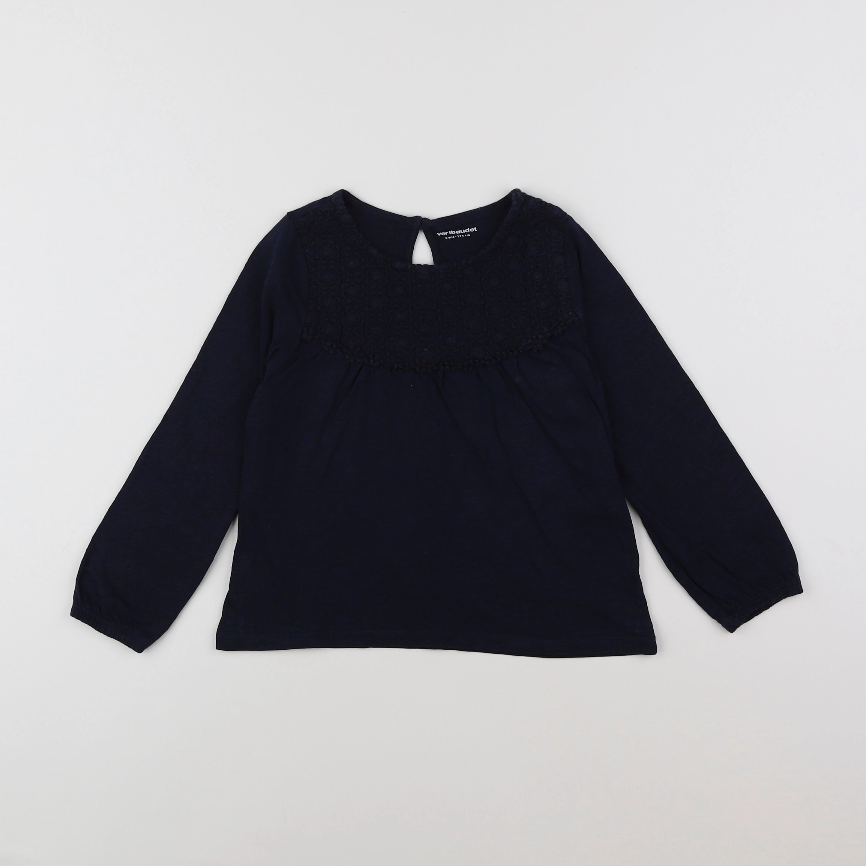 Vertbaudet - tee-shirt bleu - 6 ans