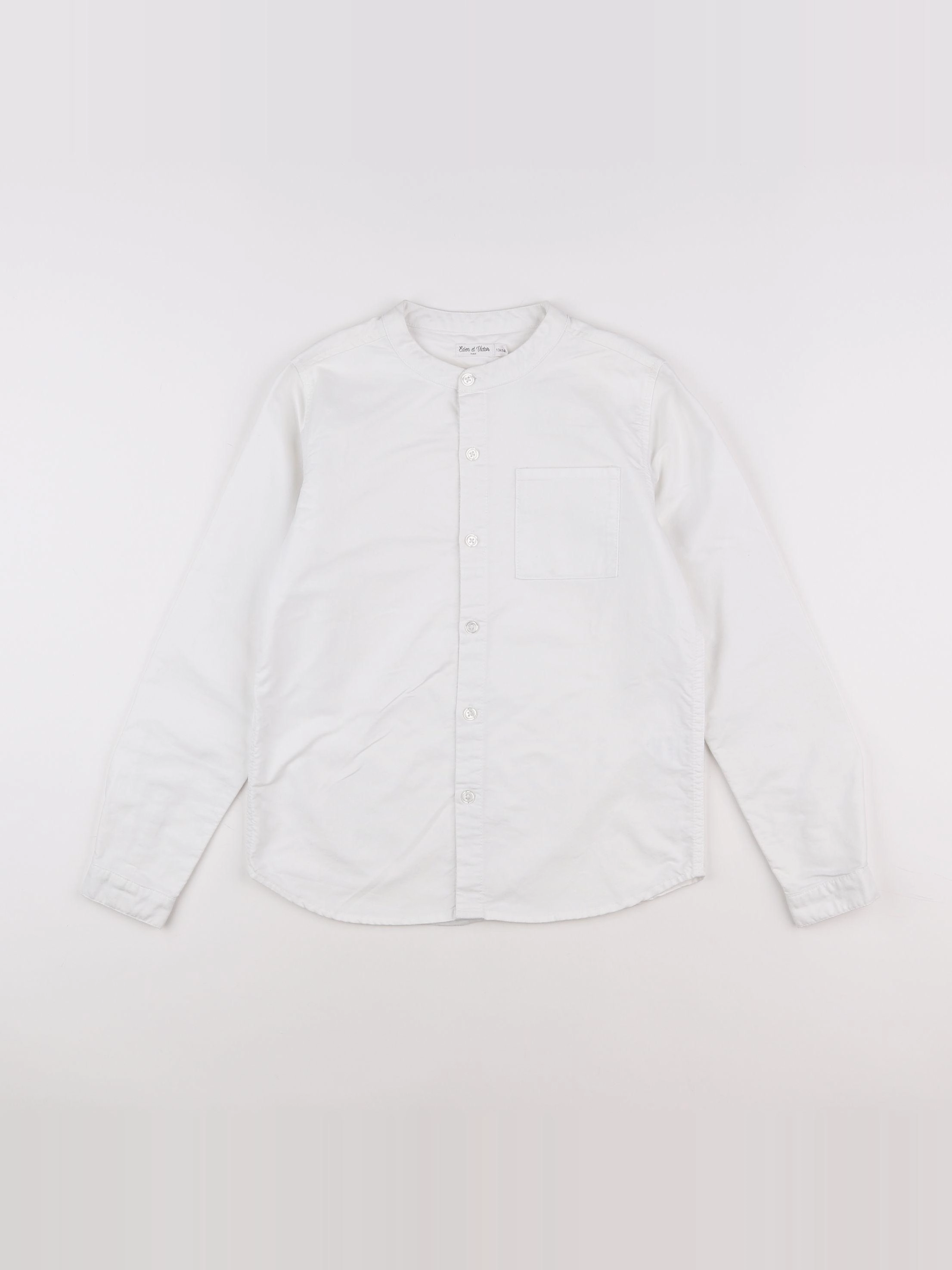 Eden & Victor - chemise blanc - 10 ans