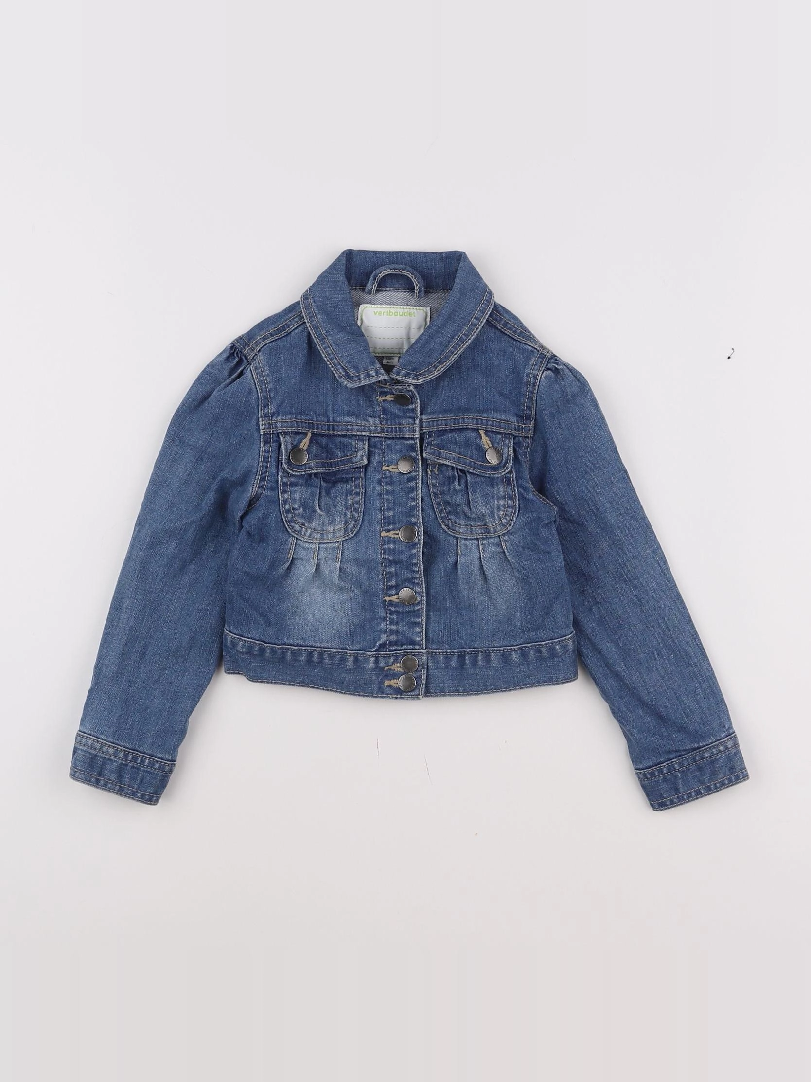 Vertbaudet - veste bleu - 4 ans