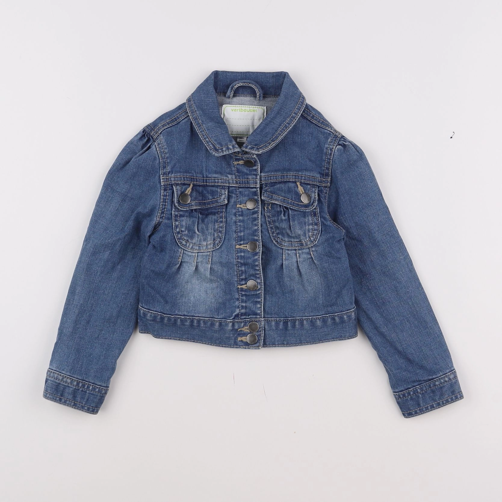 Vertbaudet - veste bleu - 4 ans