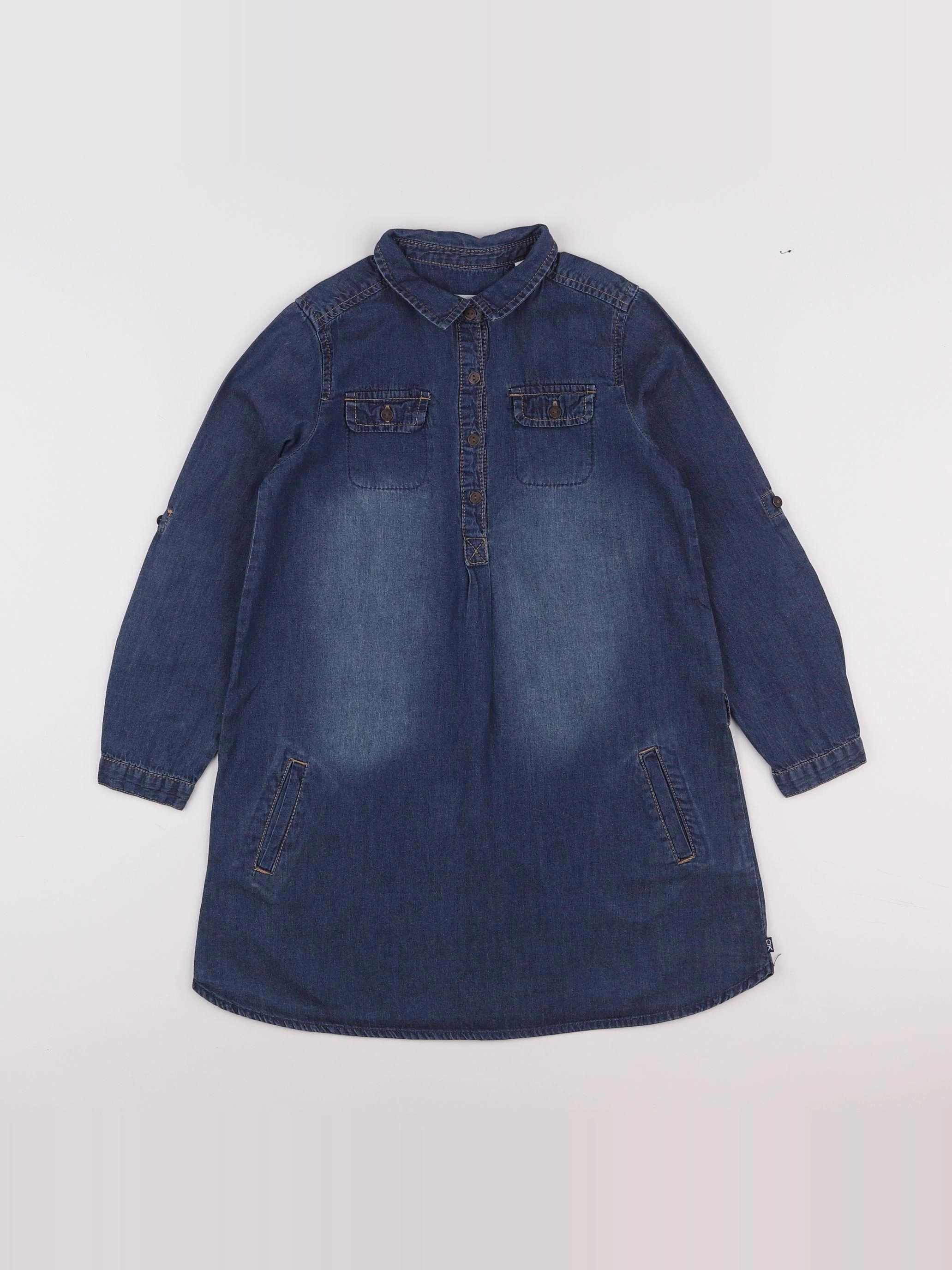 Okaidi - robe bleu - 8 ans