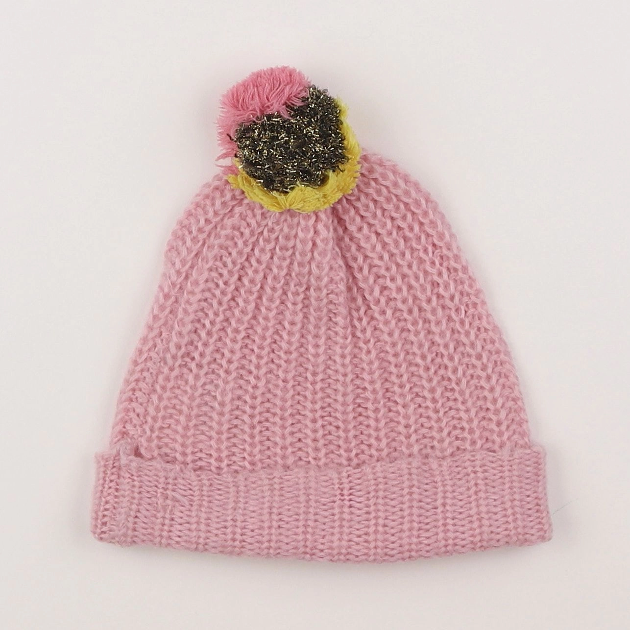 Simple Kids - bonnet rose - 7/8 ans