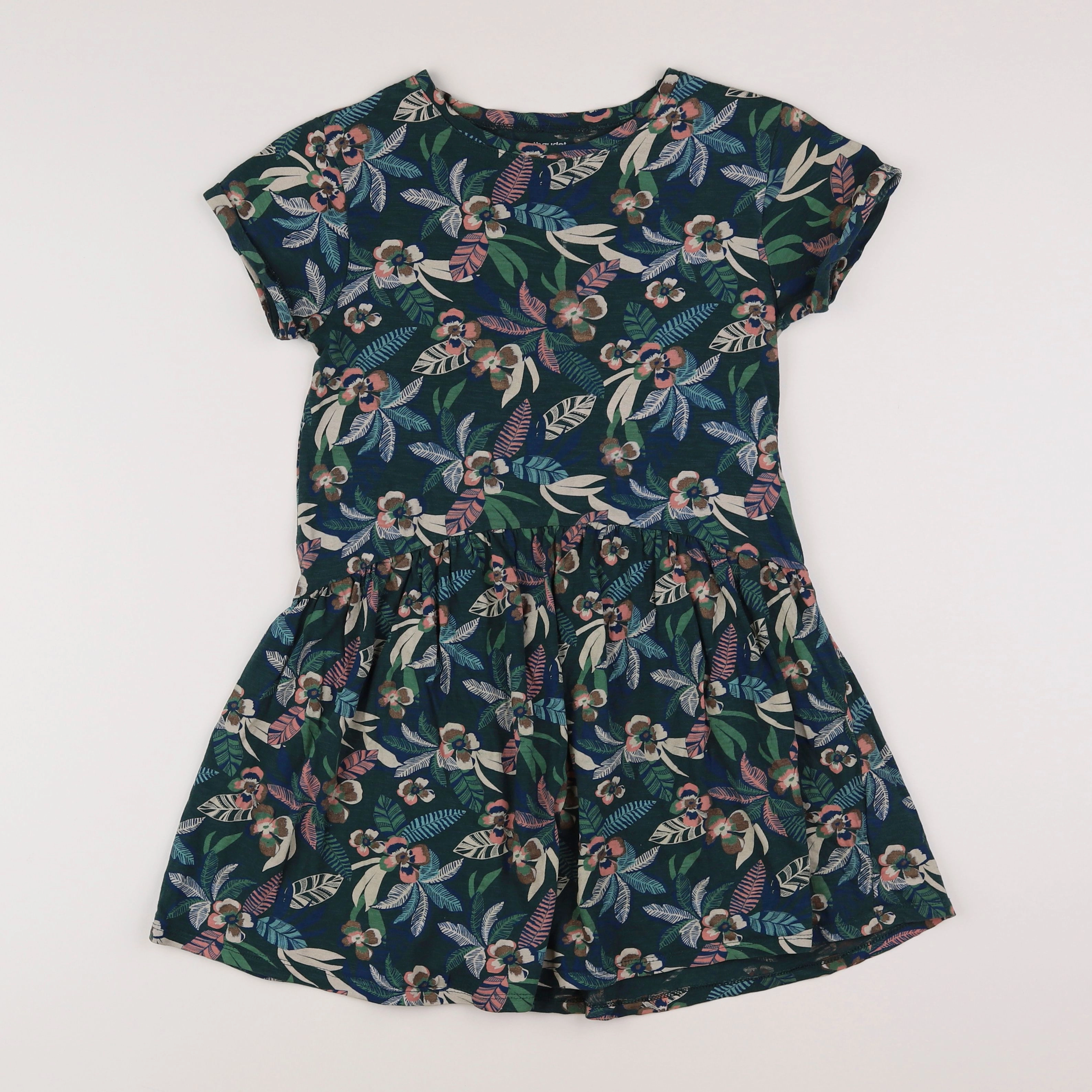 Vertbaudet - robe multicolore - 10 ans