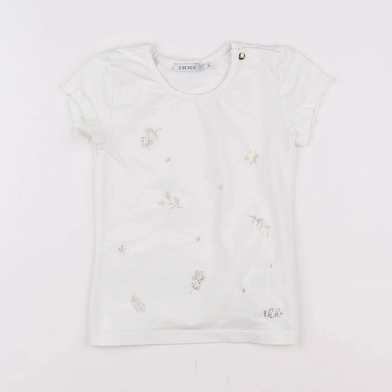 IKKS - tee-shirt blanc - 2 ans