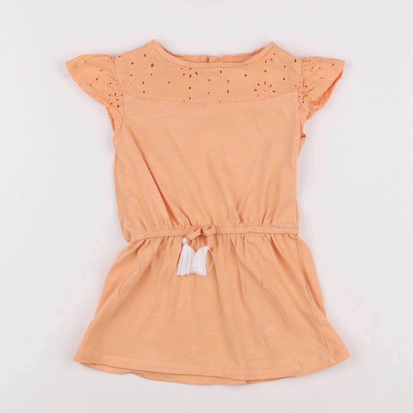 Vertbaudet - robe orange - 2 ans
