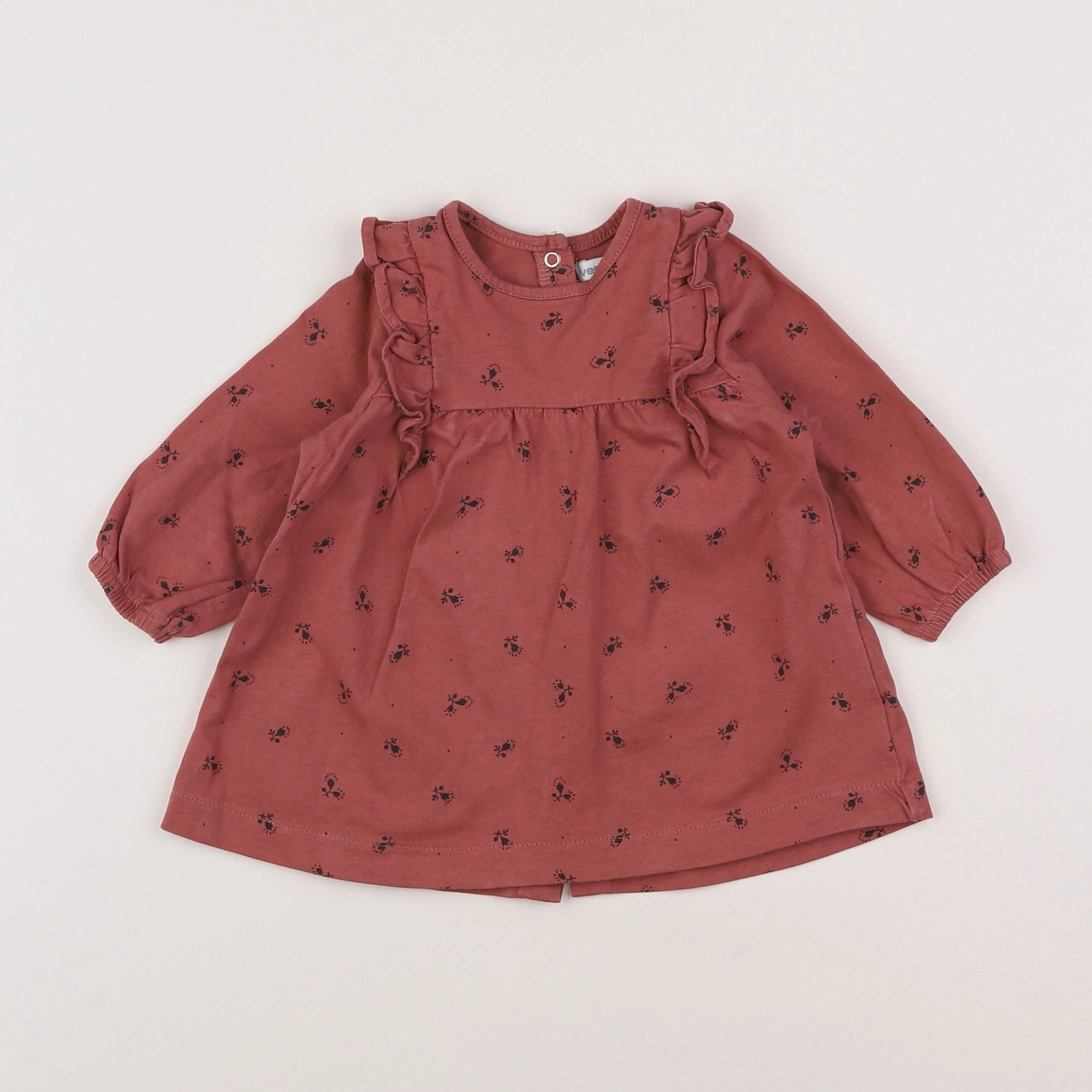 Vertbaudet - robe rose - 6 mois