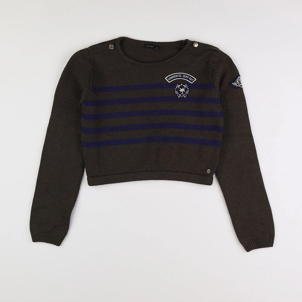 IKKS - pull vert, bleu - 12 ans