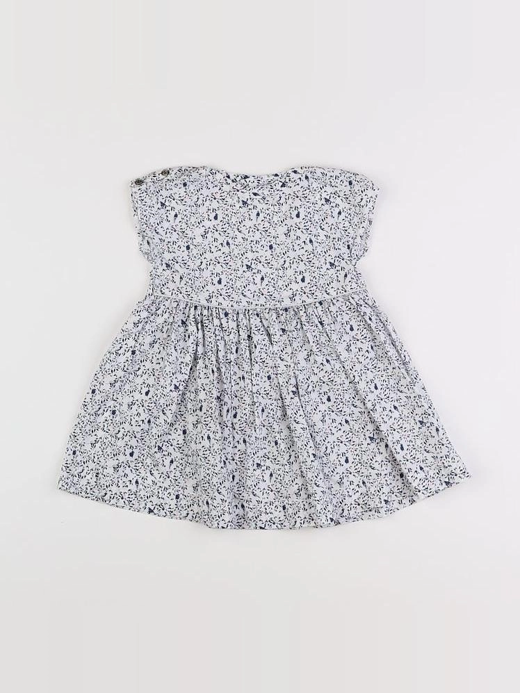 Petit Bateau - robe multicolore - 12 mois