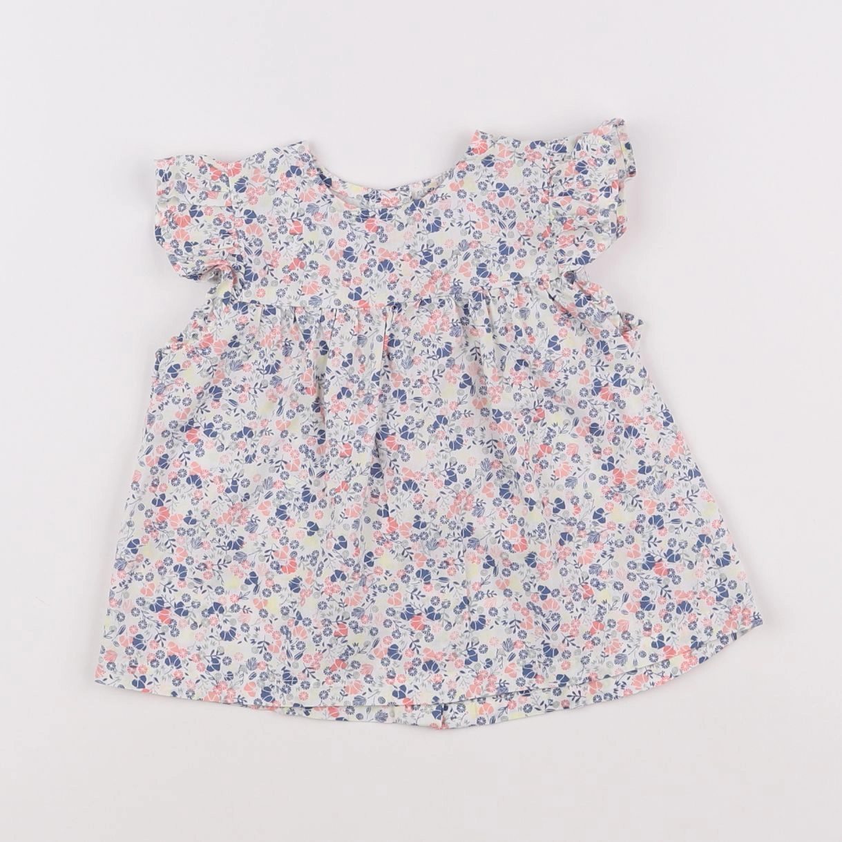 Vertbaudet - blouse multicolore - 12 mois