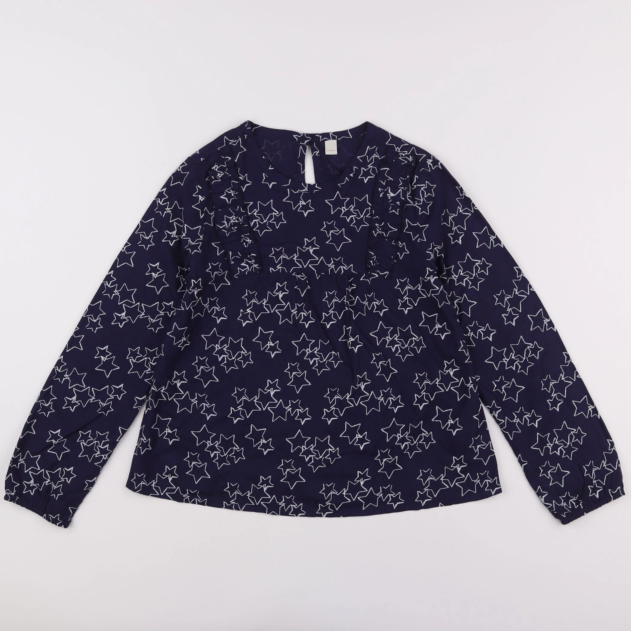 Esprit - blouse bleu - 8/9 ans