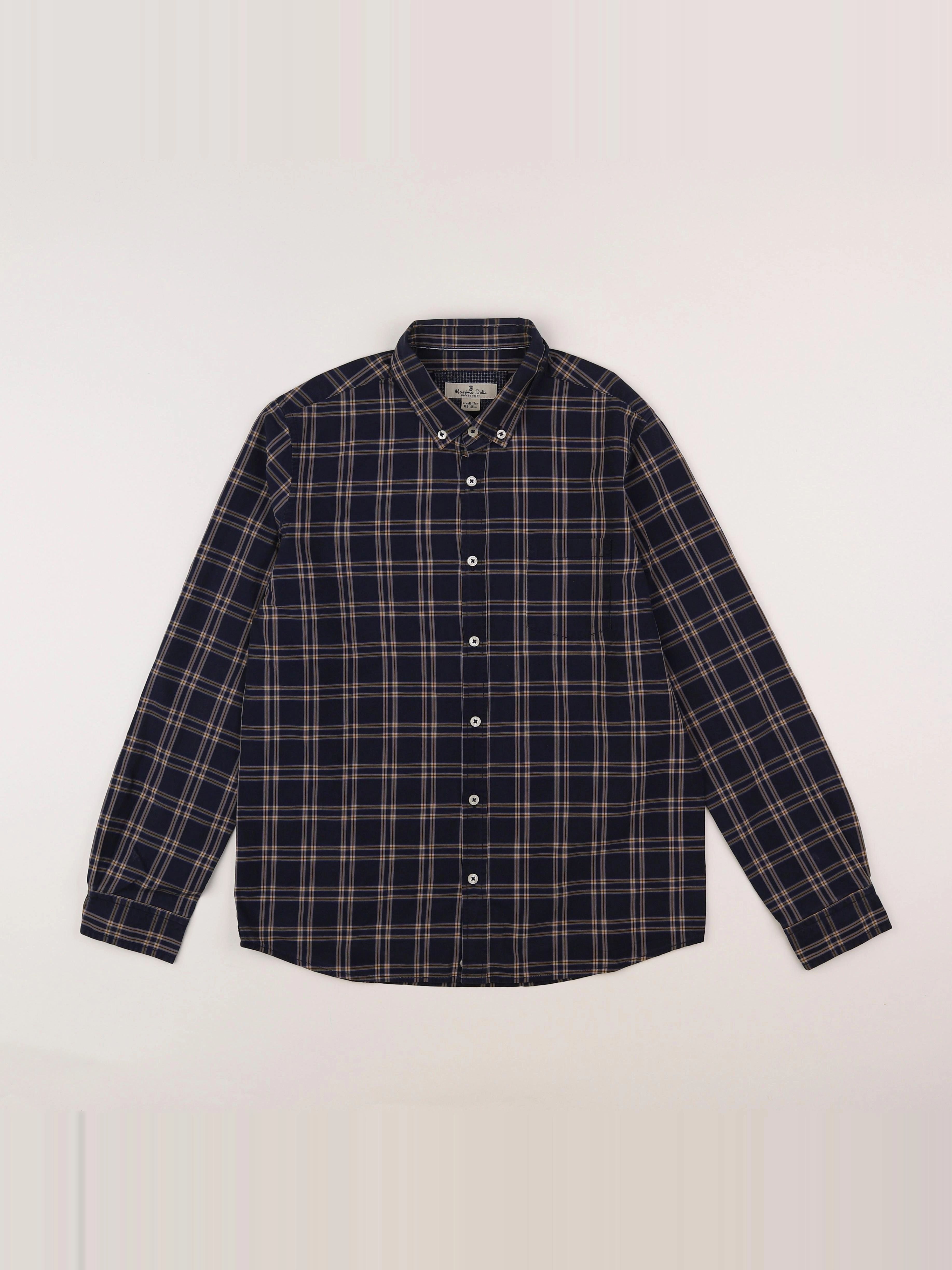 Massimo Dutti - chemise bleu - 11/12 ans