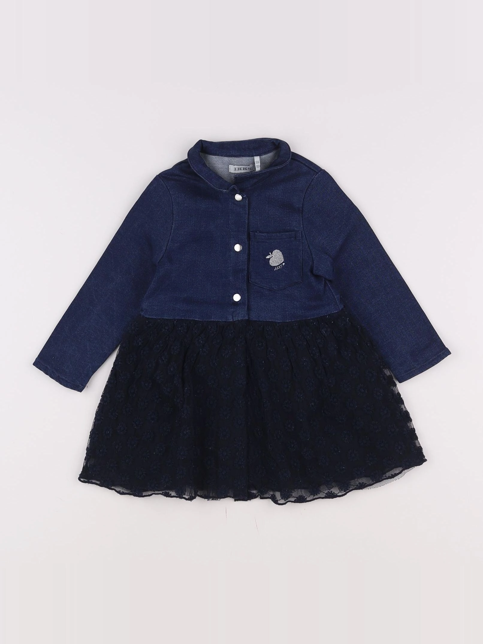 IKKS - robe bleu - 18 mois