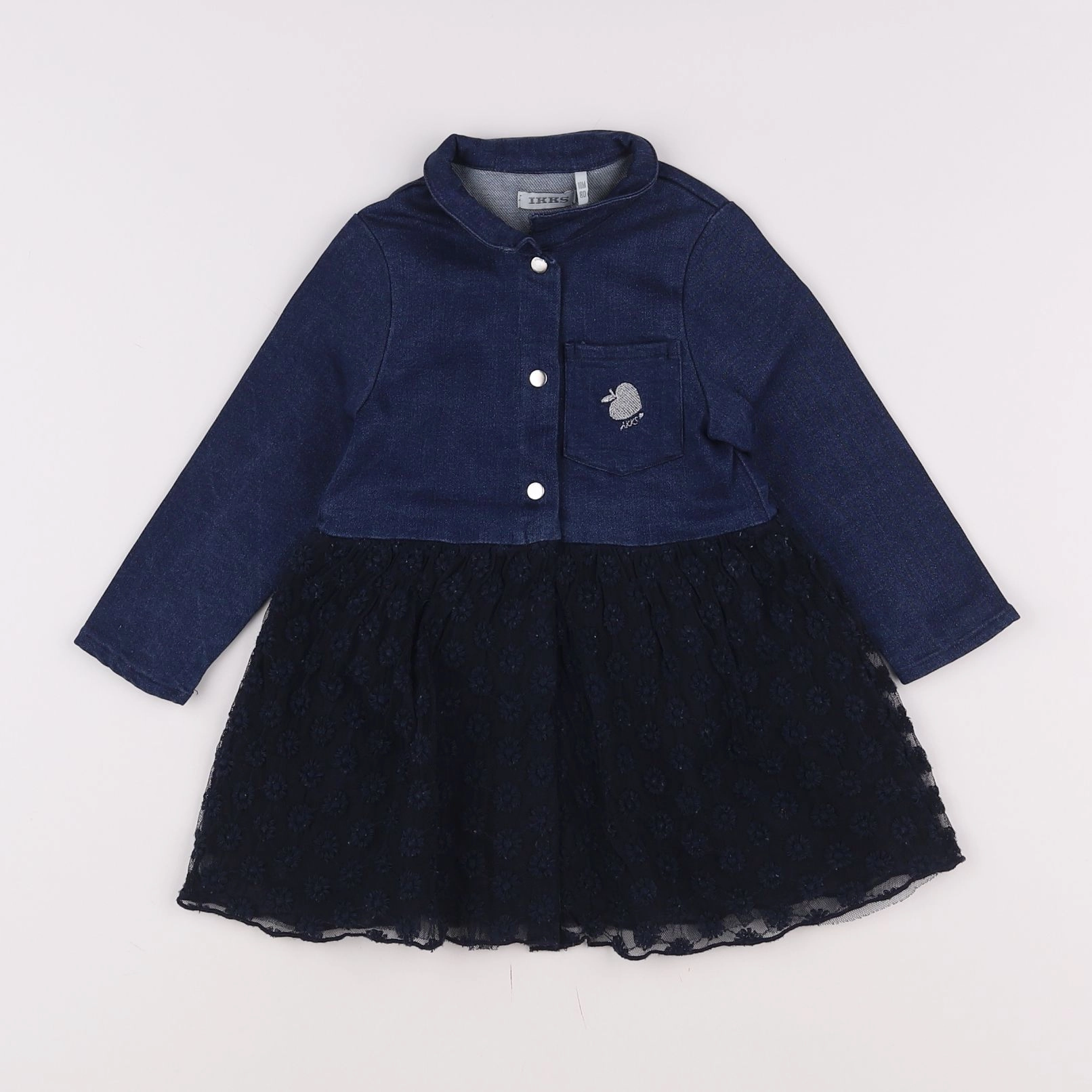IKKS - robe bleu - 18 mois