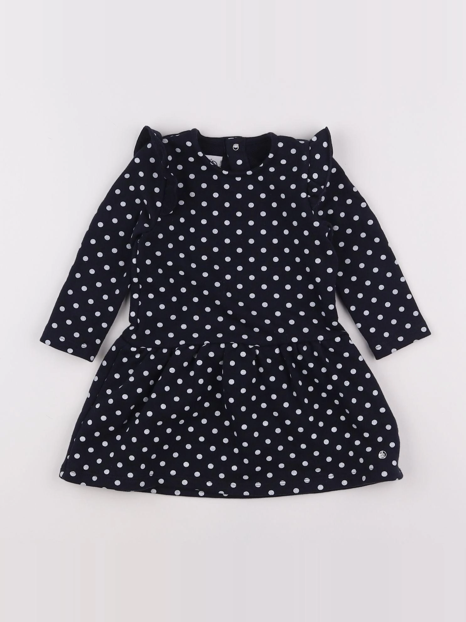 Petit Bateau - robe bleu - 18 mois