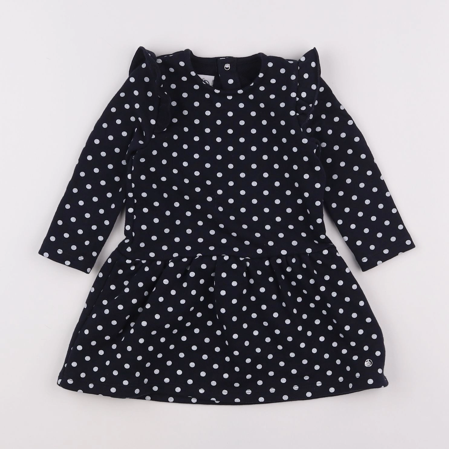 Petit Bateau - robe bleu - 18 mois