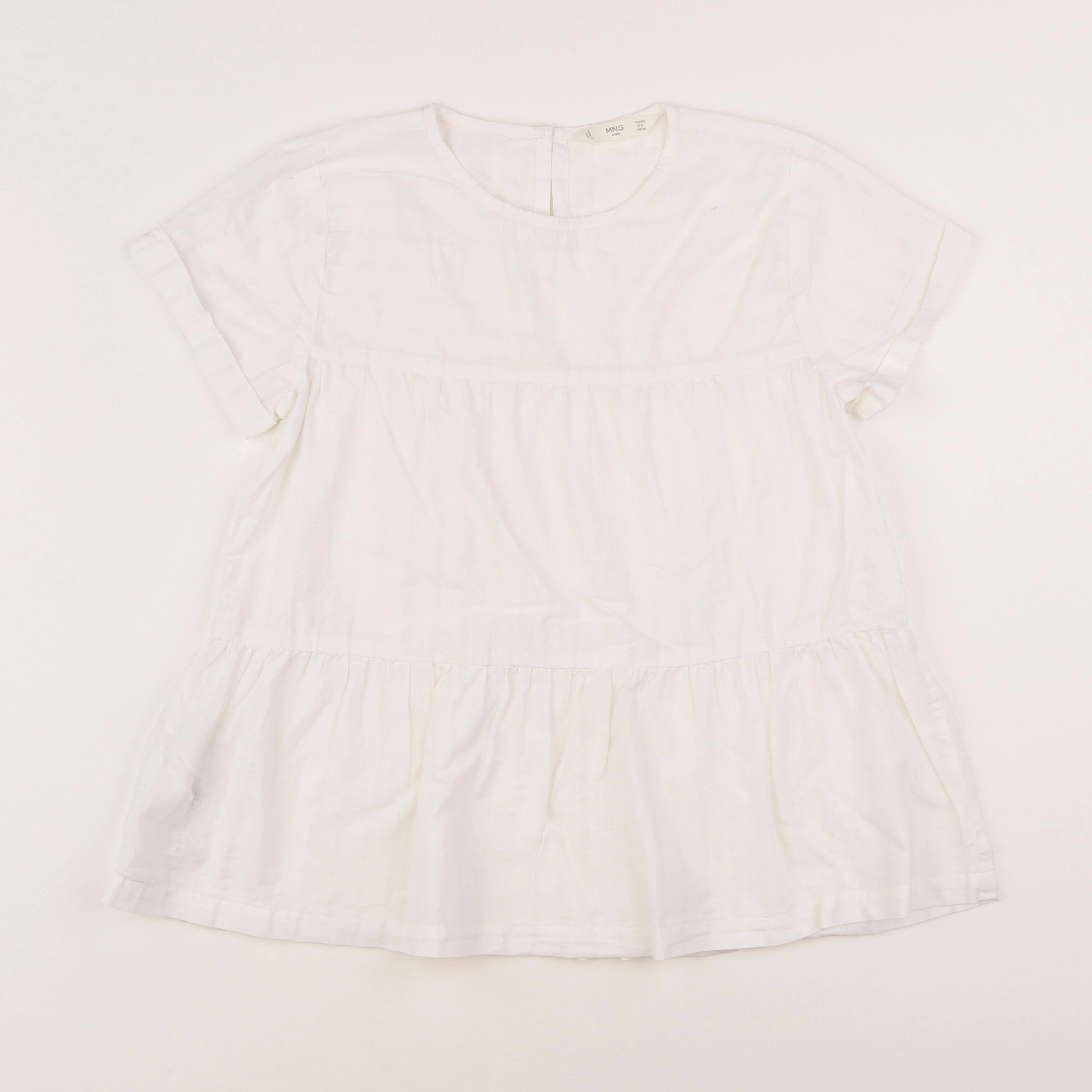 Mango - blouse blanc - 9/10 ans