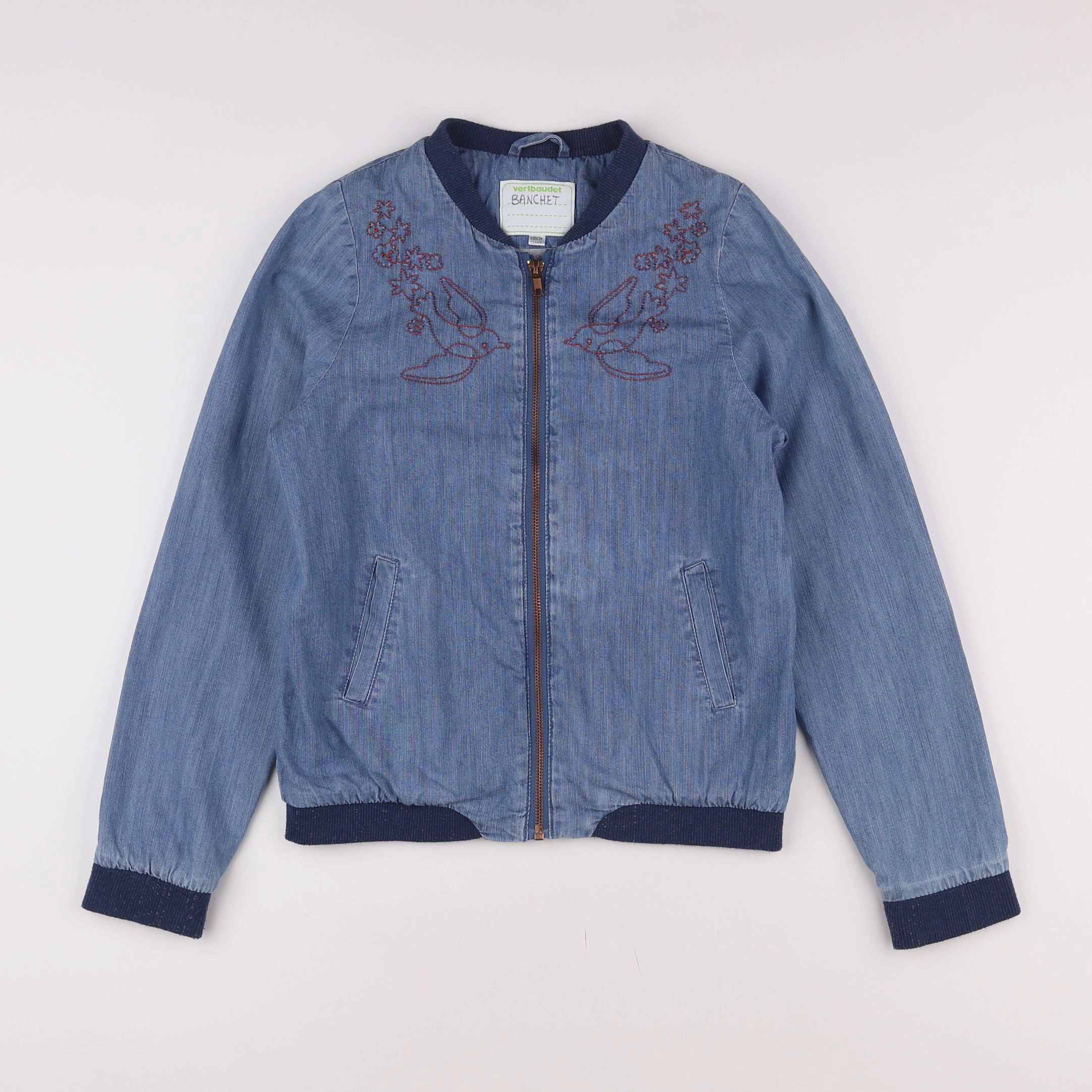 Vertbaudet - veste bleu - 12 ans
