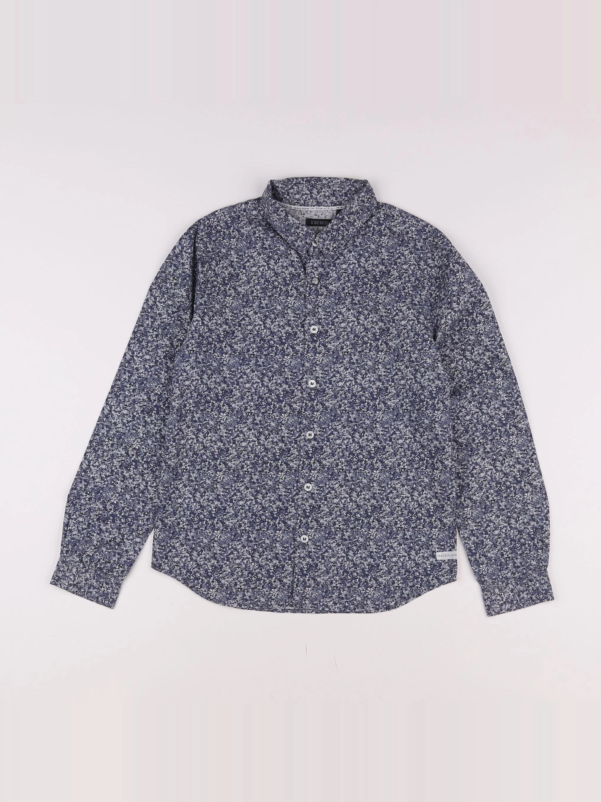 IKKS - chemise bleu - 10 ans