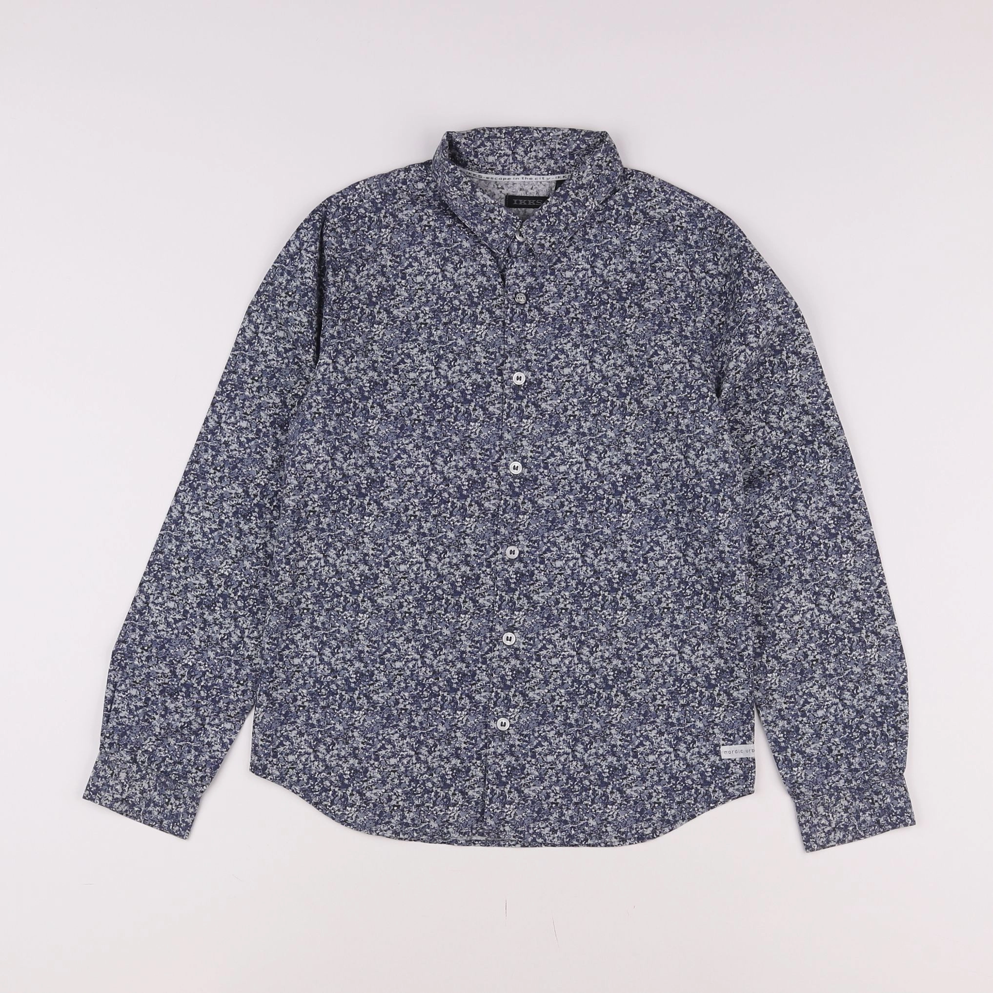 IKKS - chemise bleu - 10 ans