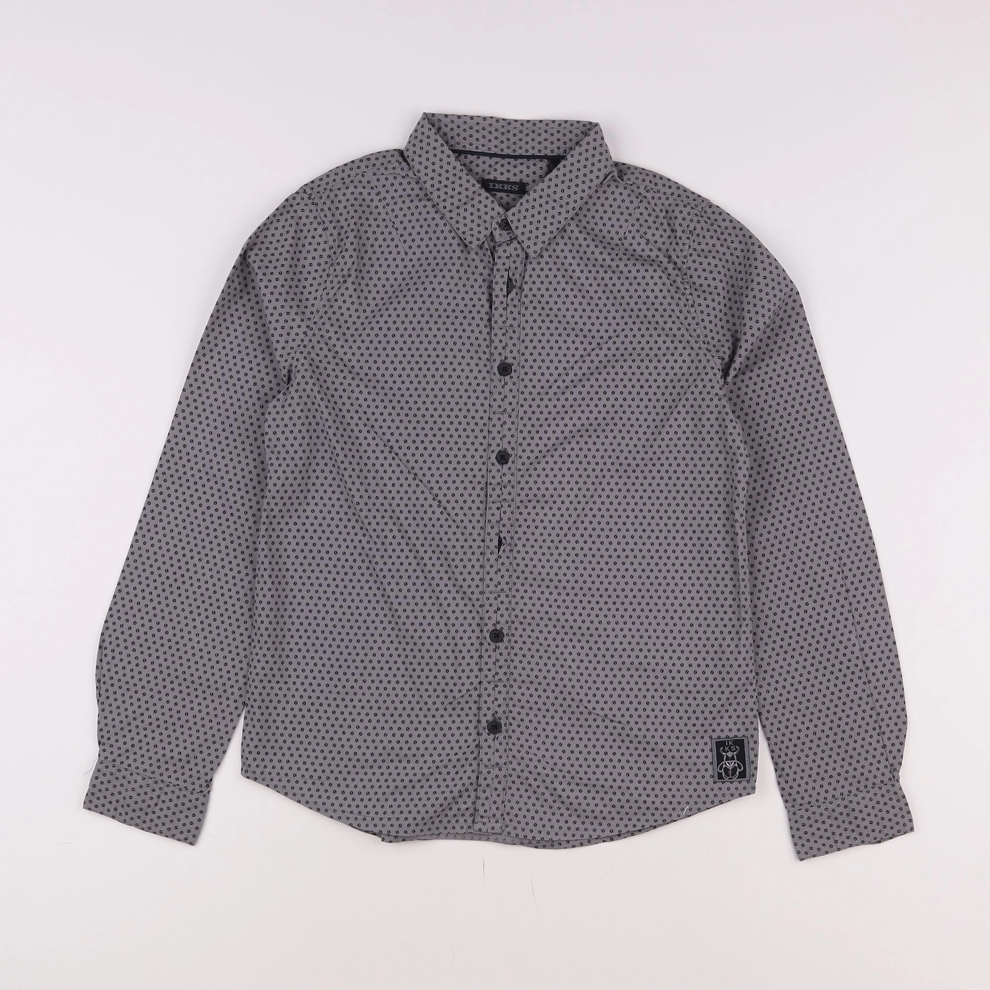 IKKS - chemise gris - 10 ans