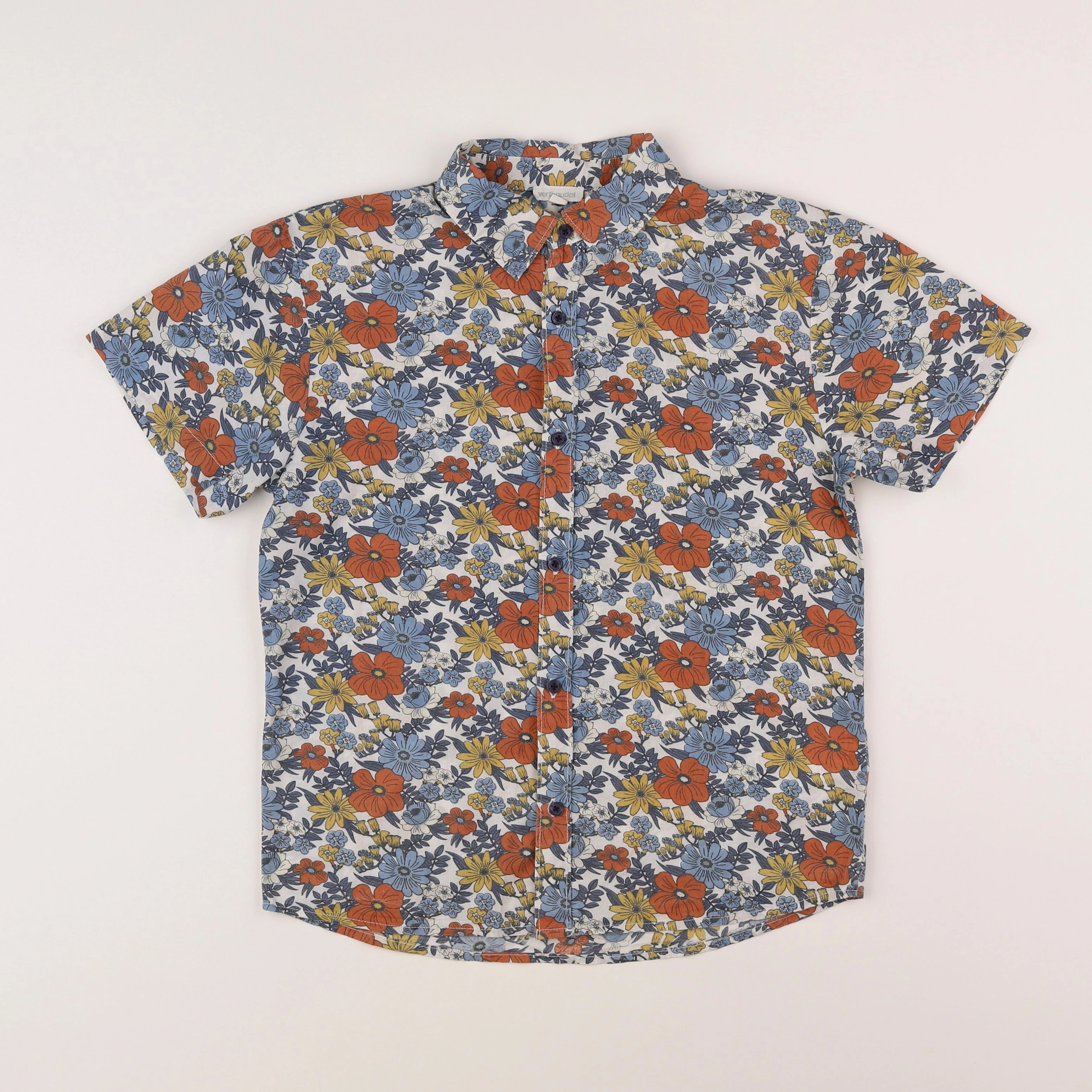 Vertbaudet - chemise multicolore - 10 ans