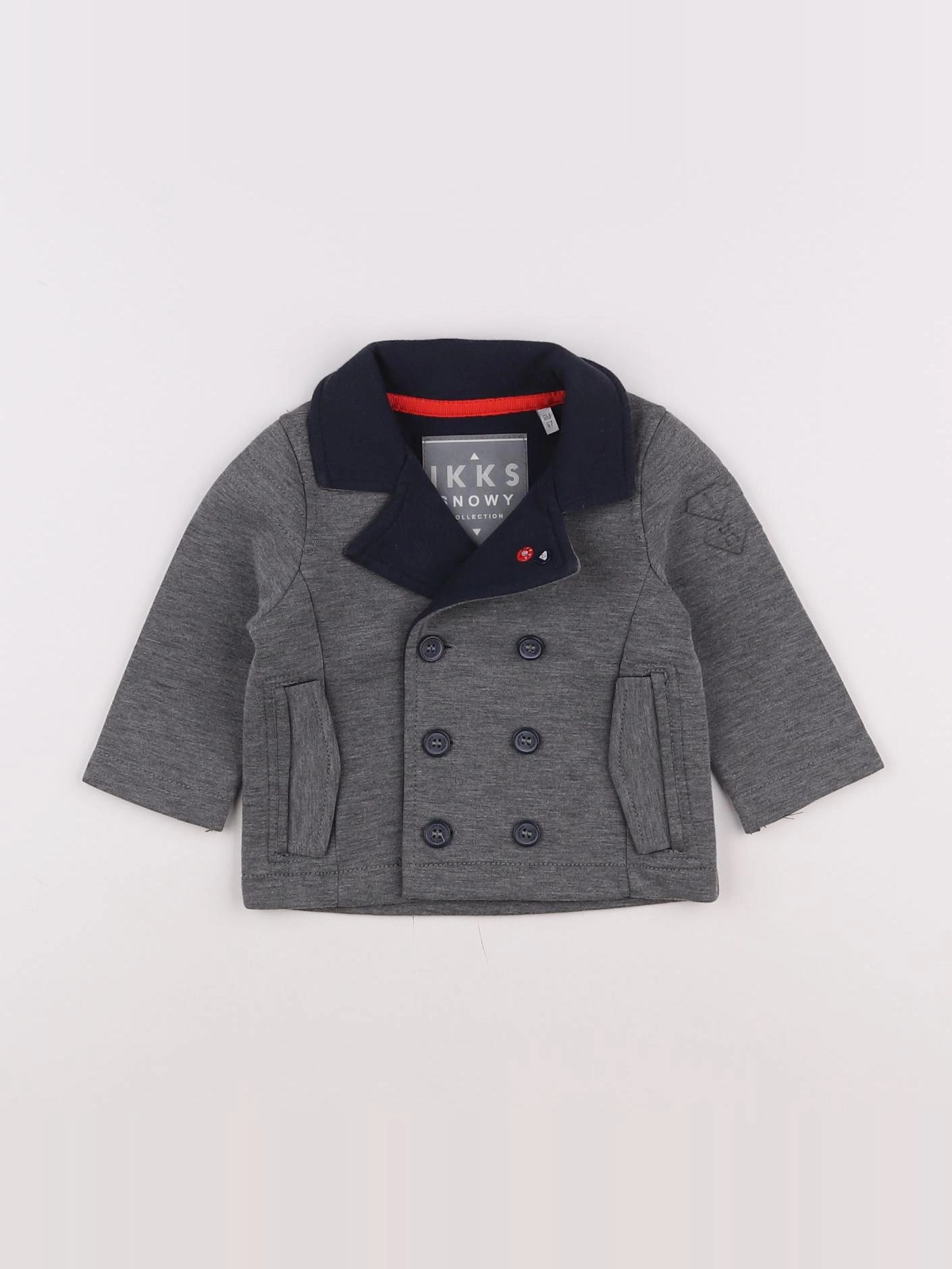 IKKS - veste gris - 6 mois