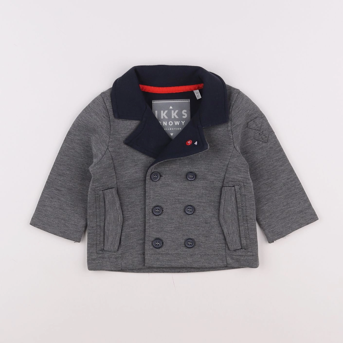 IKKS - veste gris - 6 mois