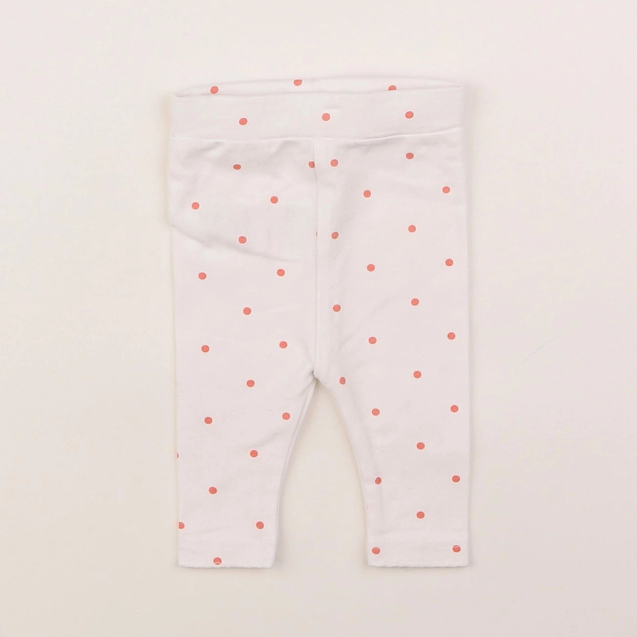 Vertbaudet - legging blanc - 1 mois