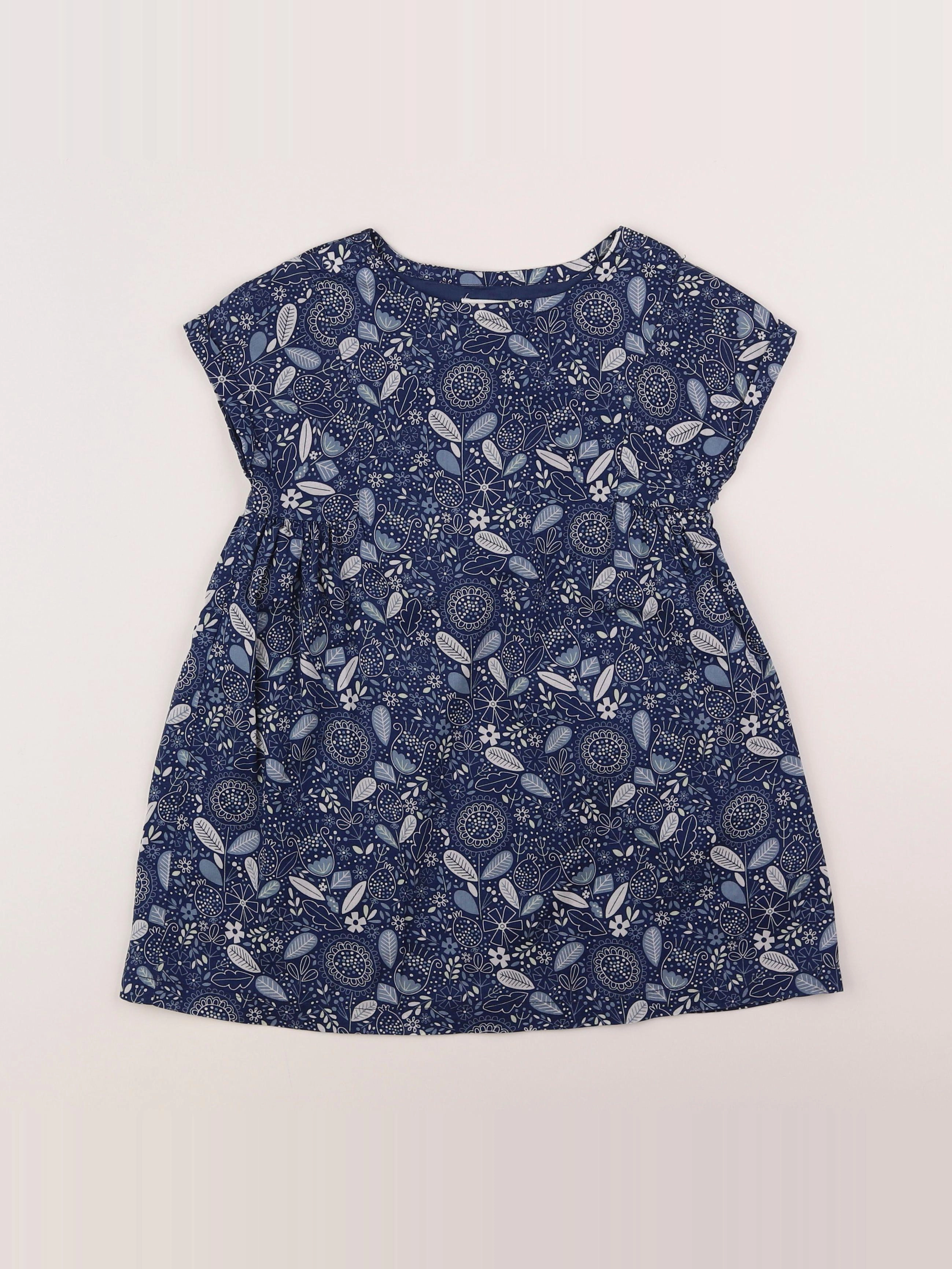 Vertbaudet - robe bleu - 6 ans