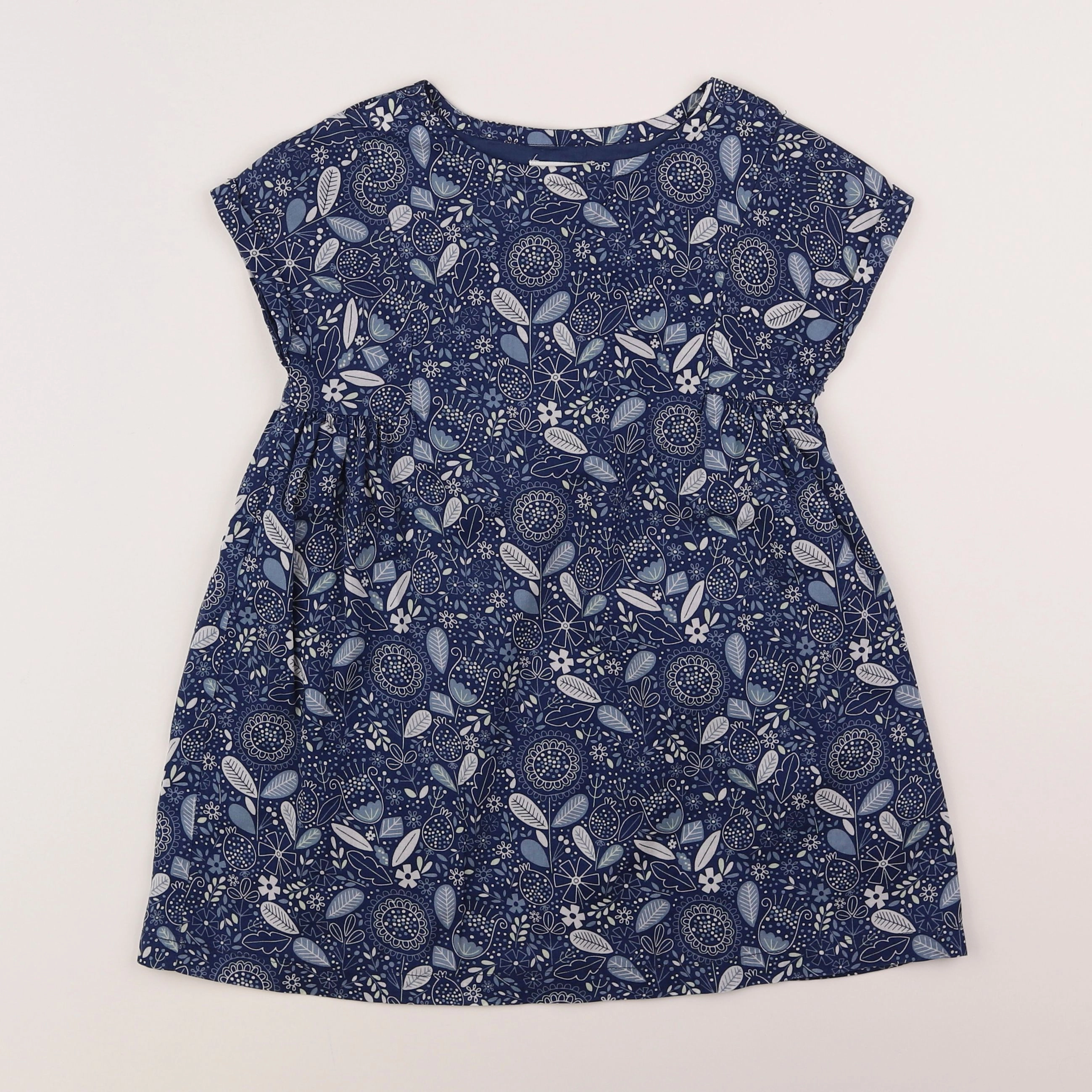 Vertbaudet - robe bleu - 6 ans