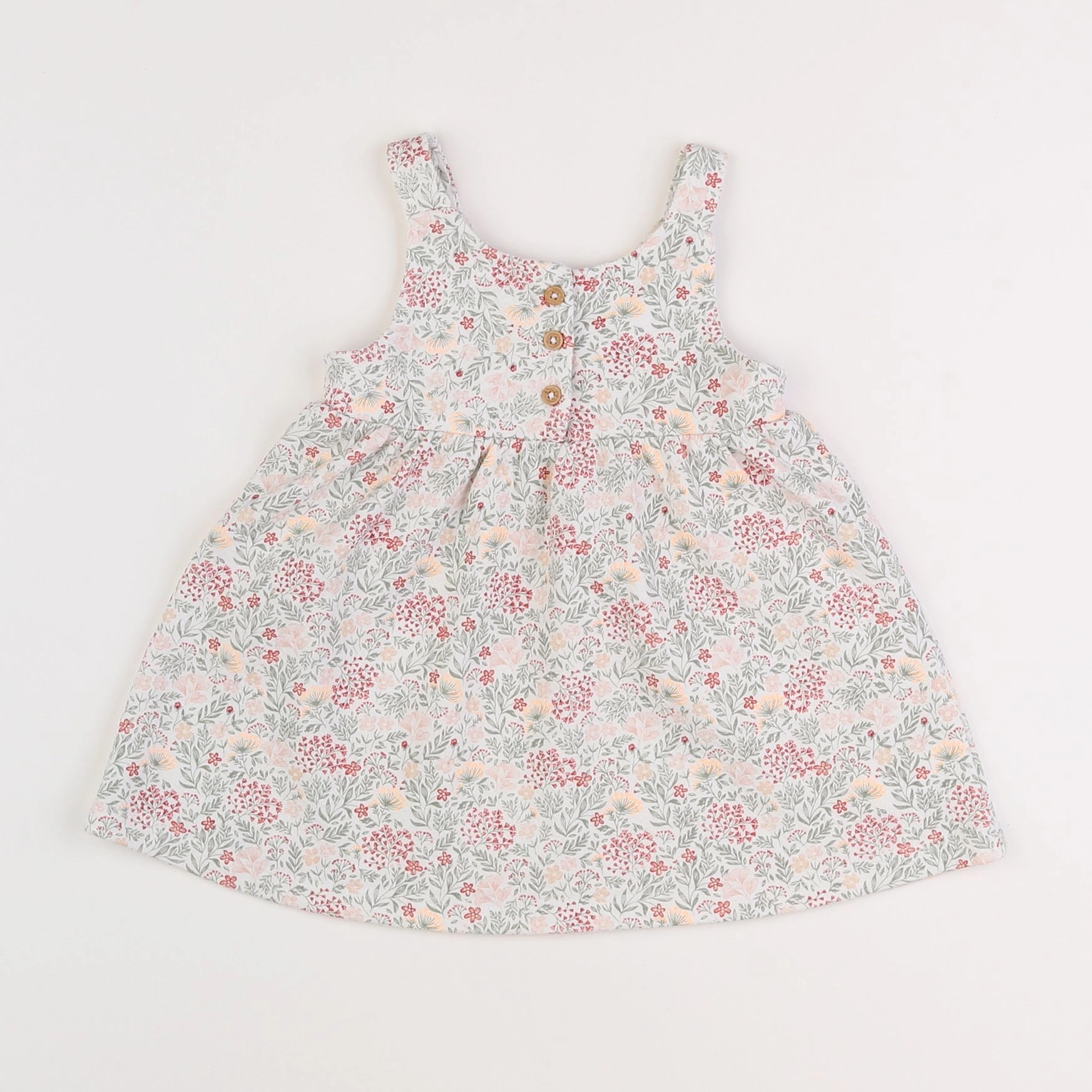 Vertbaudet - robe multicolore - 12 mois