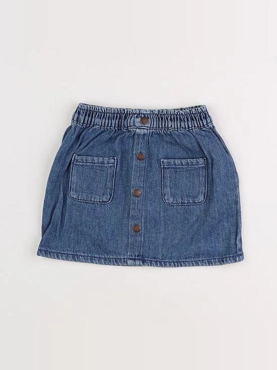 Vertbaudet - jupe bleu - 2 ans