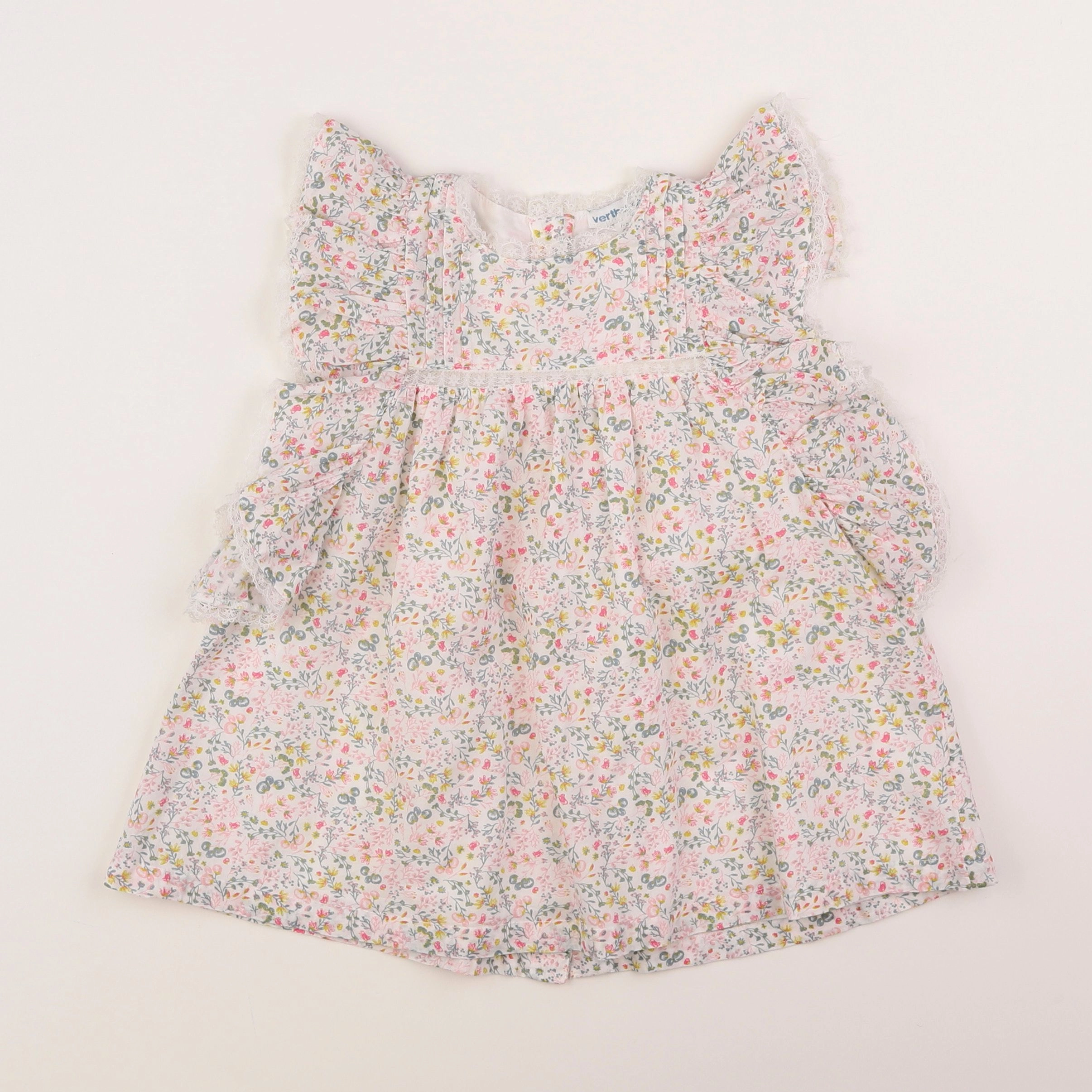 Vertbaudet - robe multicolore - 2 ans