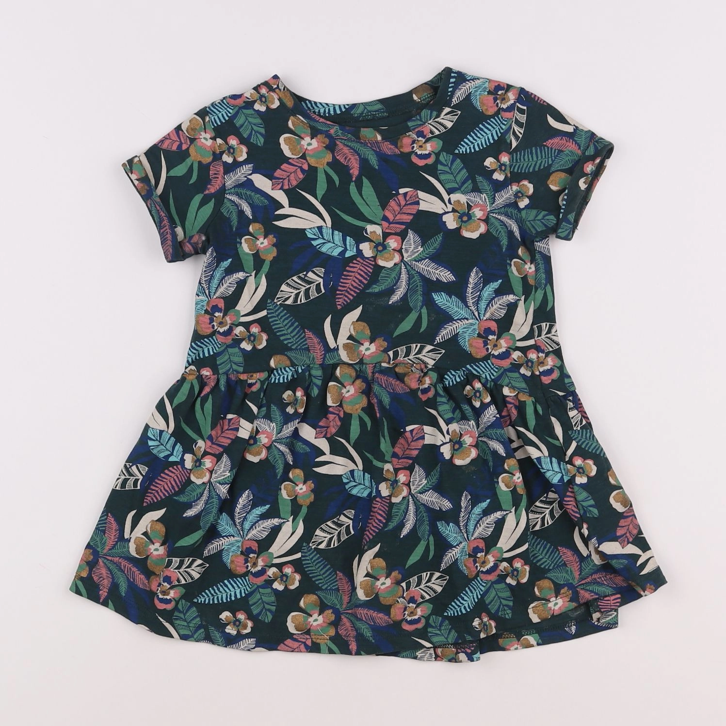 Vertbaudet - robe multicolore - 3 ans
