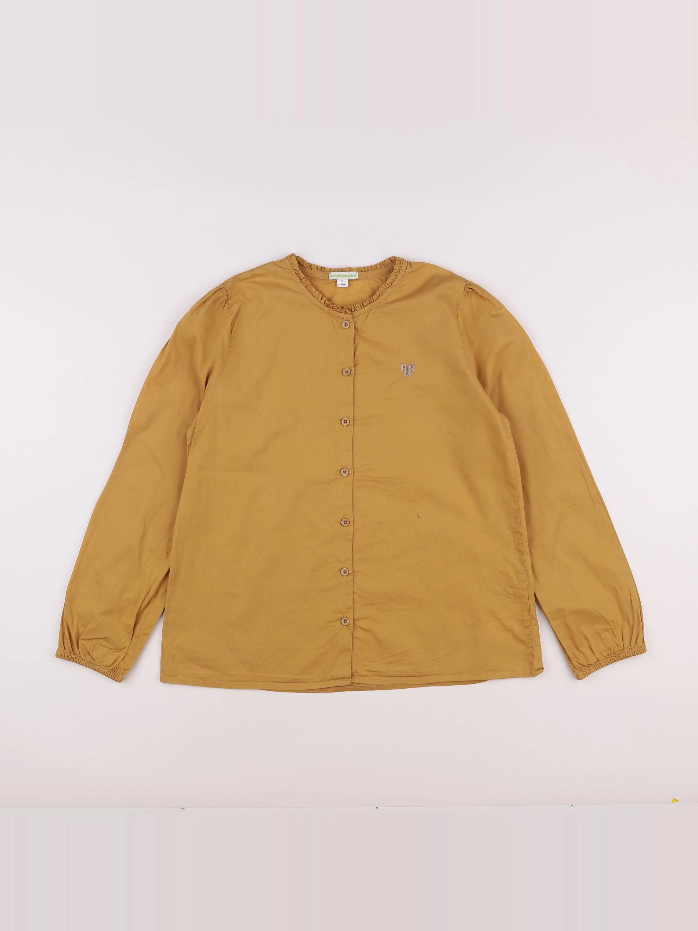 Vertbaudet - blouse jaune - 12 ans